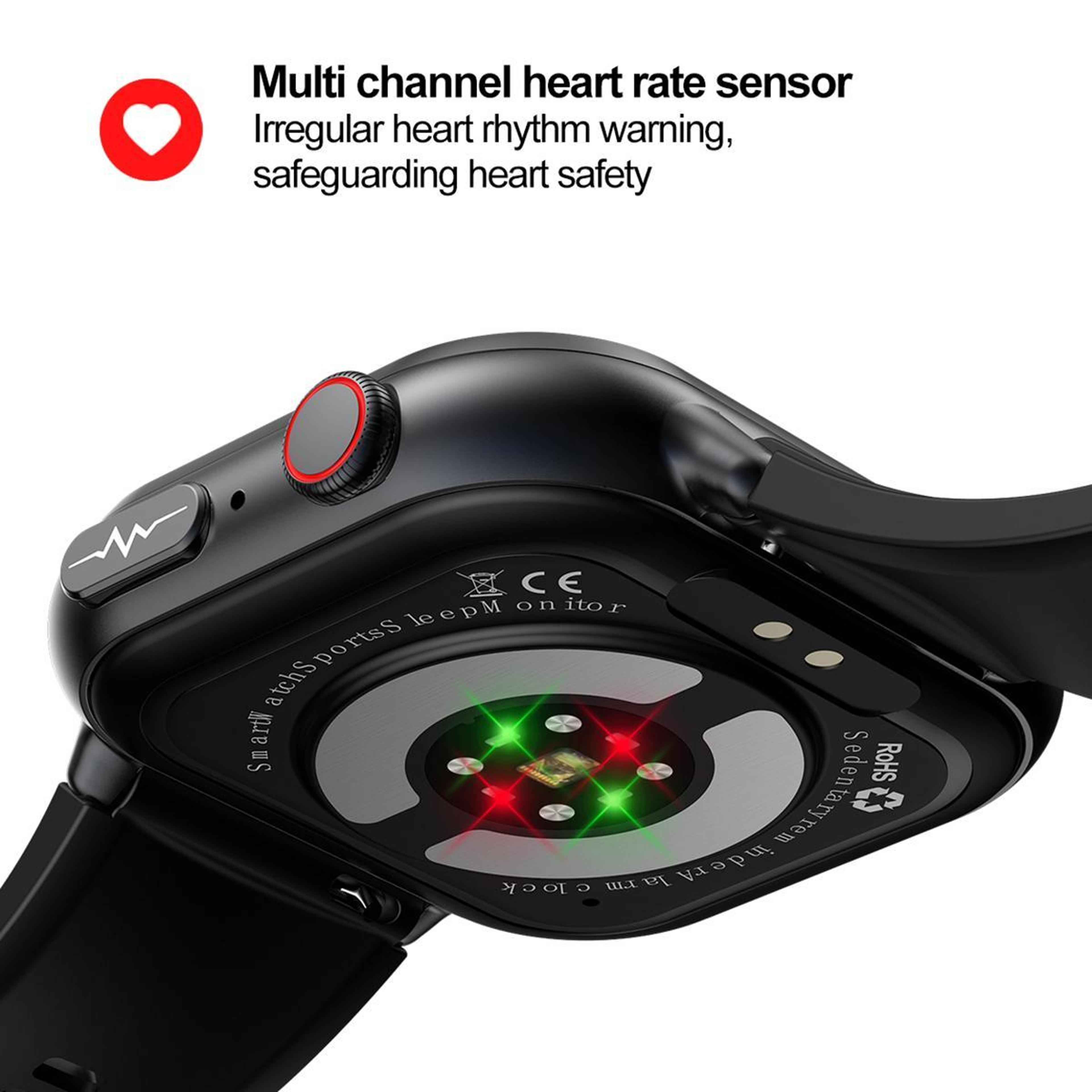 TK17 Smart Watch With ECG Monitor 191 Inch HD Display IP68 Waterproof Fitness Tracker 6