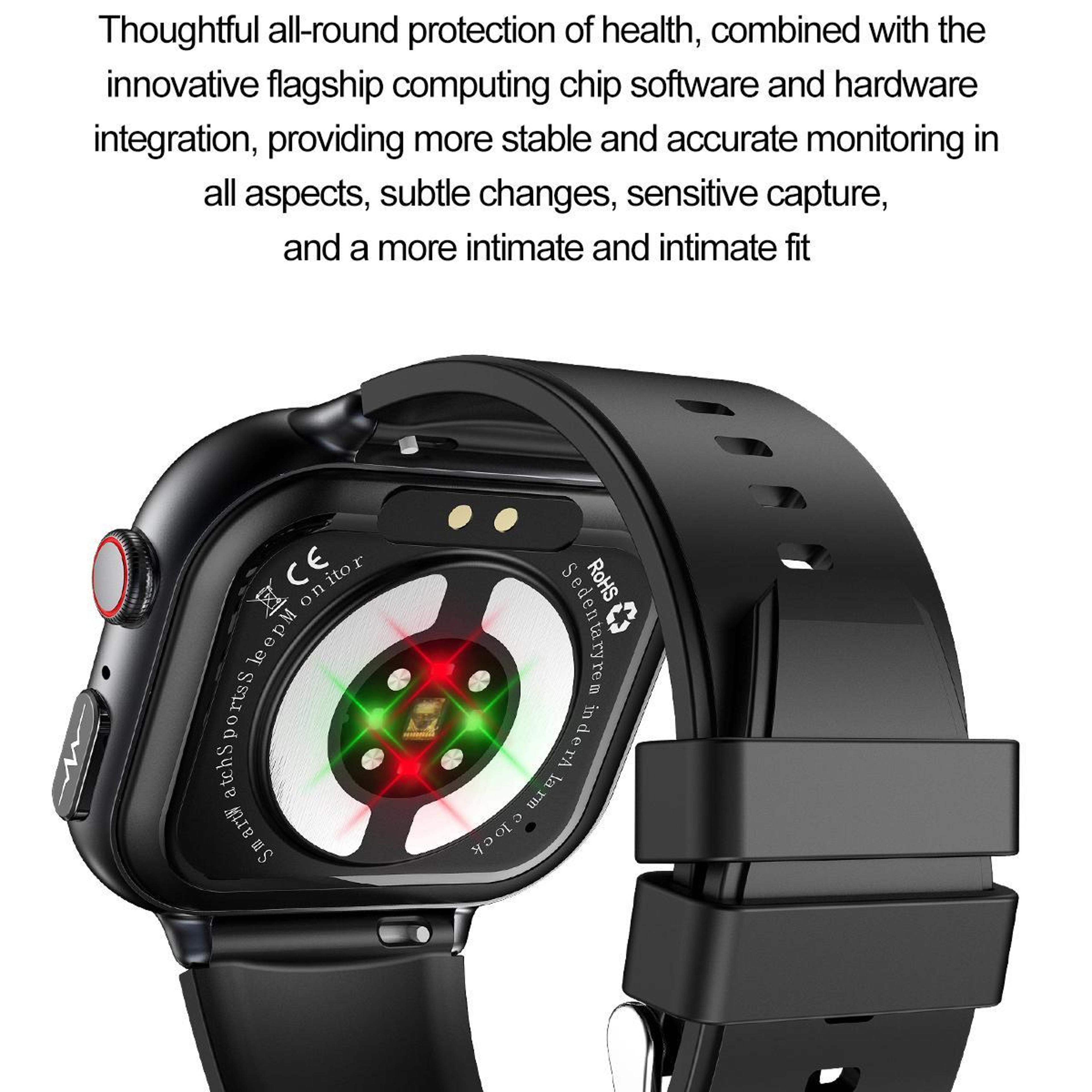 TK17 Smart Watch With ECG Monitor 191 Inch HD Display IP68 Waterproof Fitness Tracker 7