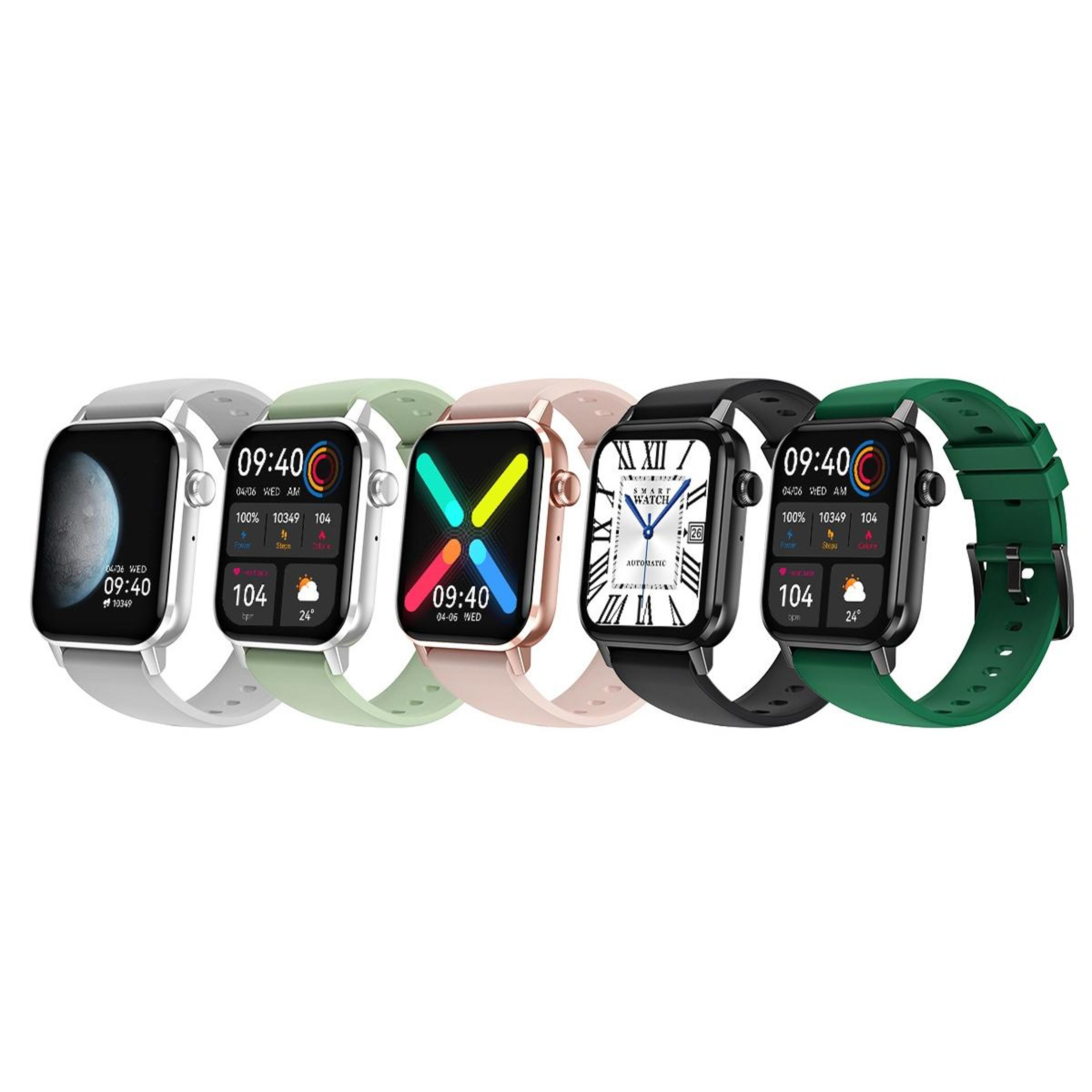 HD6 Smart Watch 169 Inch Fitness Tracker With Heart Rate Monitor For Android And IPhone 2