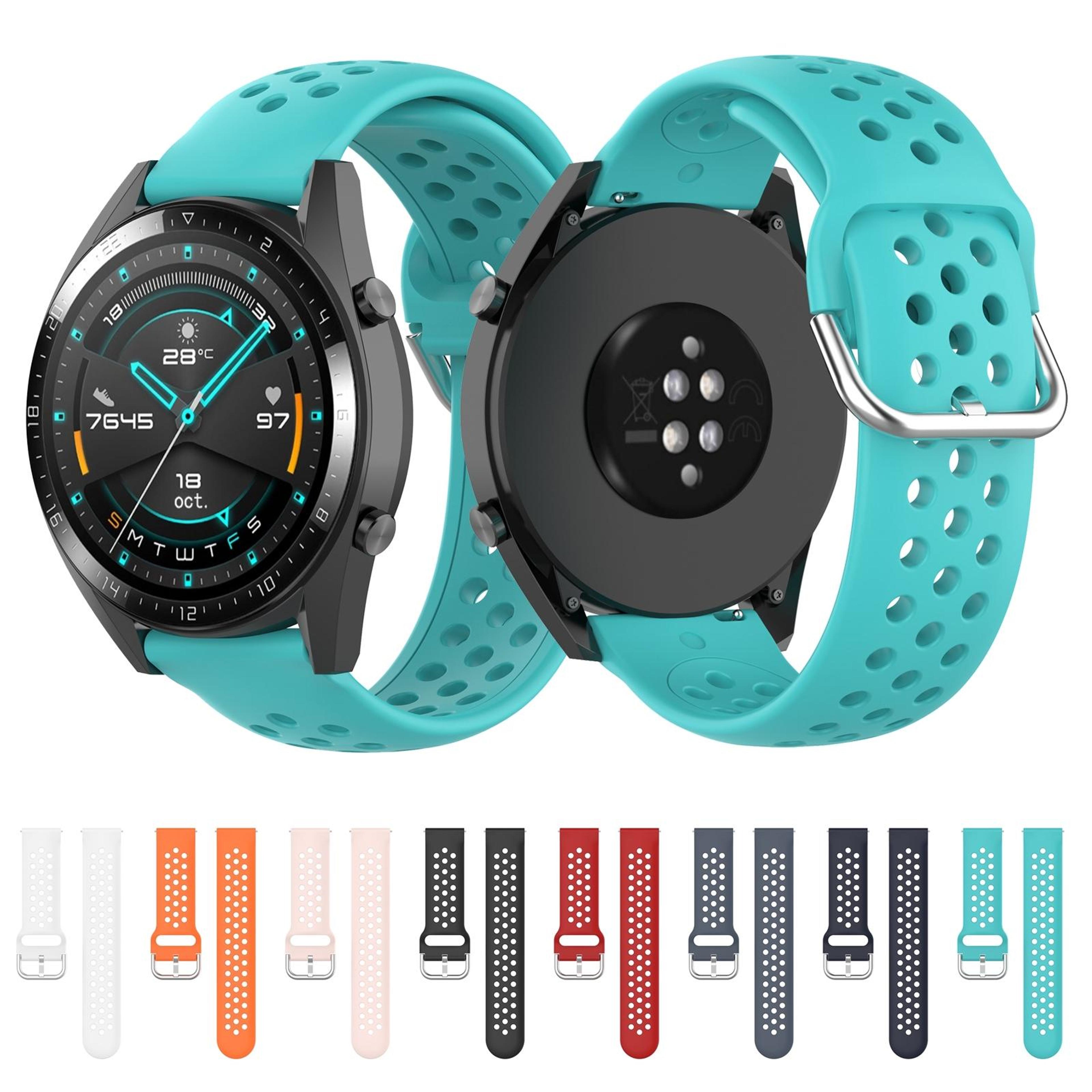 Huawei Watch GT GT2 22mm Sport Watch Band Soft Silicone Watch Strap With Secure Clasp 14