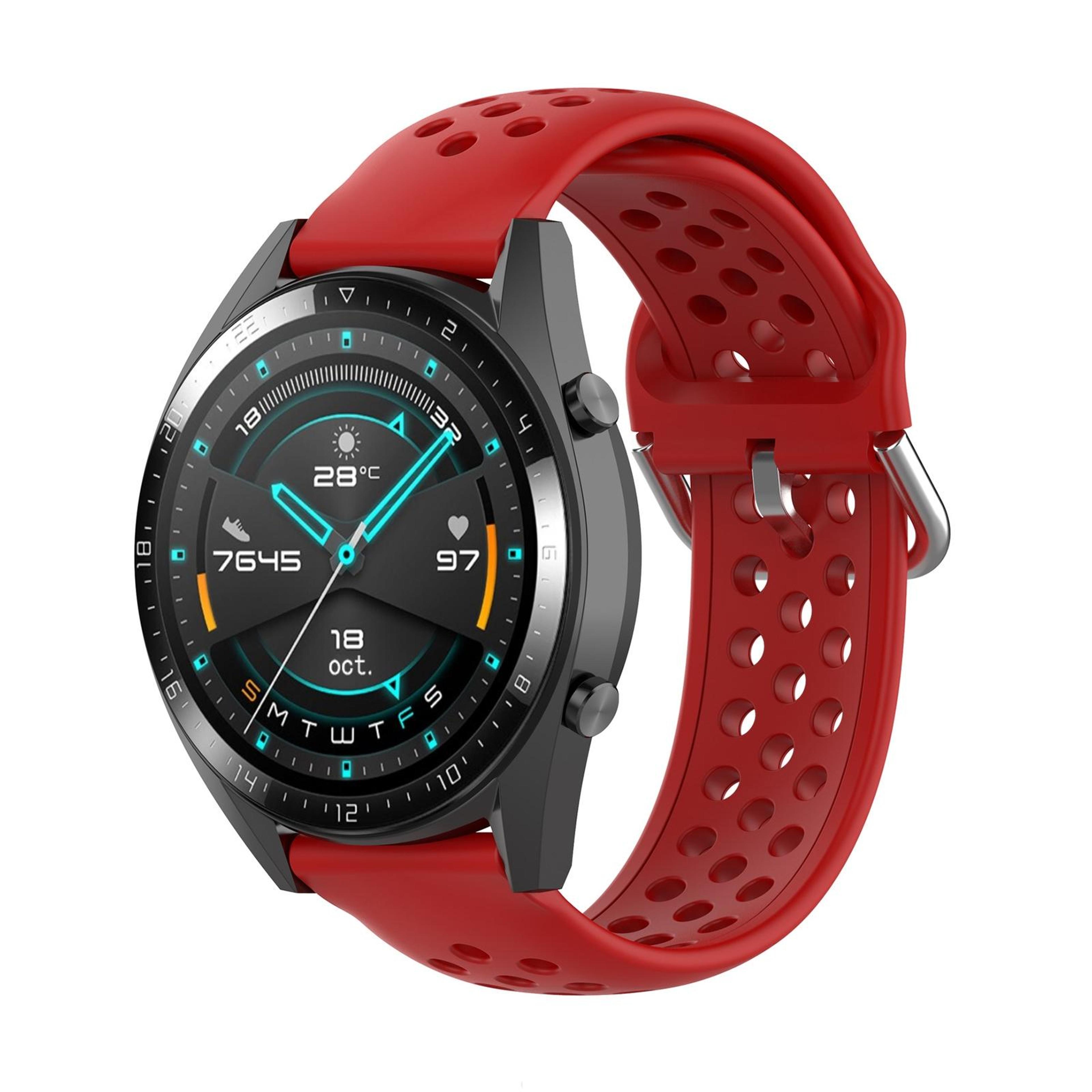 Huawei Watch GT GT2 22mm Sport Watch Band Soft Silicone Watch Strap With Secure Clasp 6