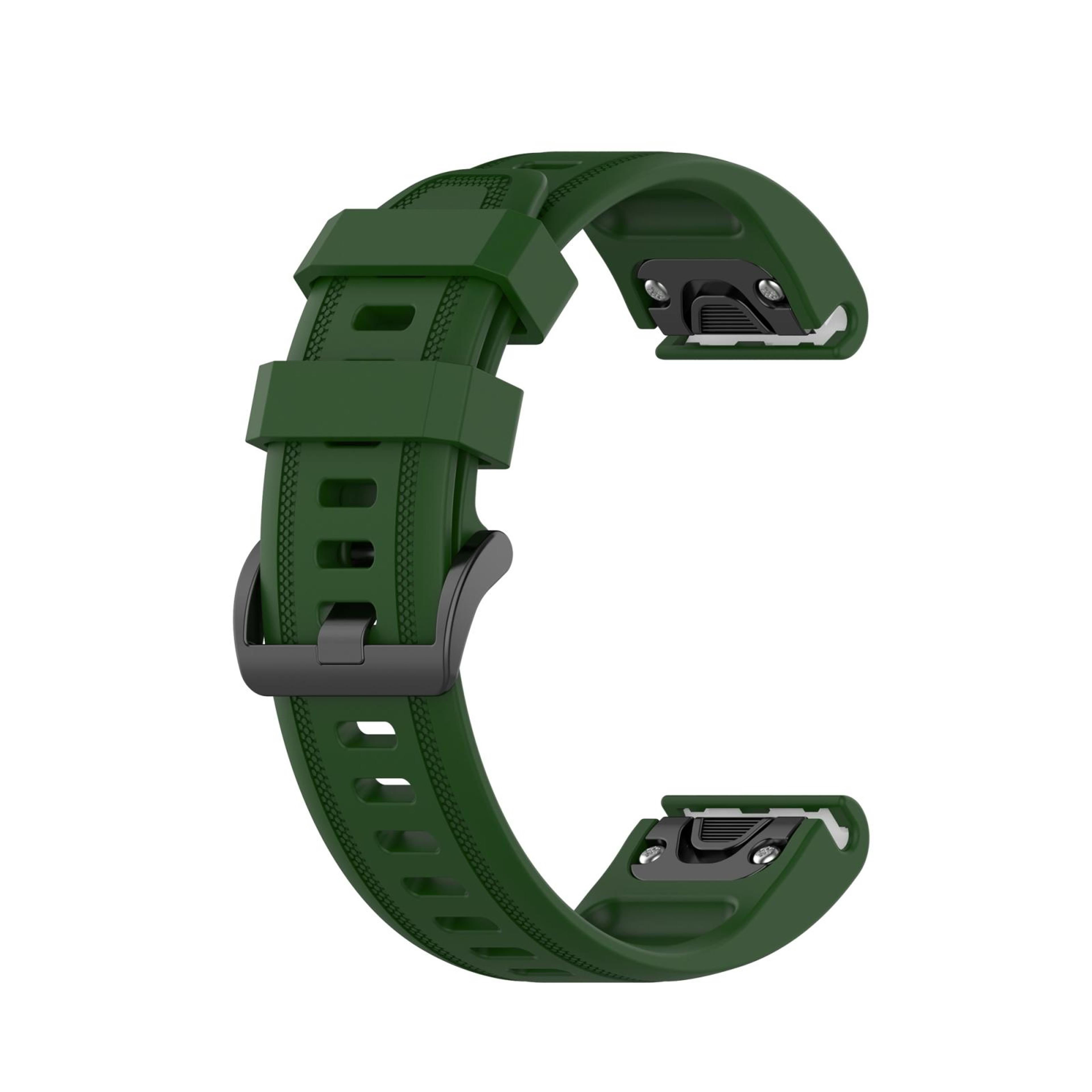 Garmin Fenix 7S 20mm Silicone Watch Band Quick Release Soft Waterproof Replacement Strap 14