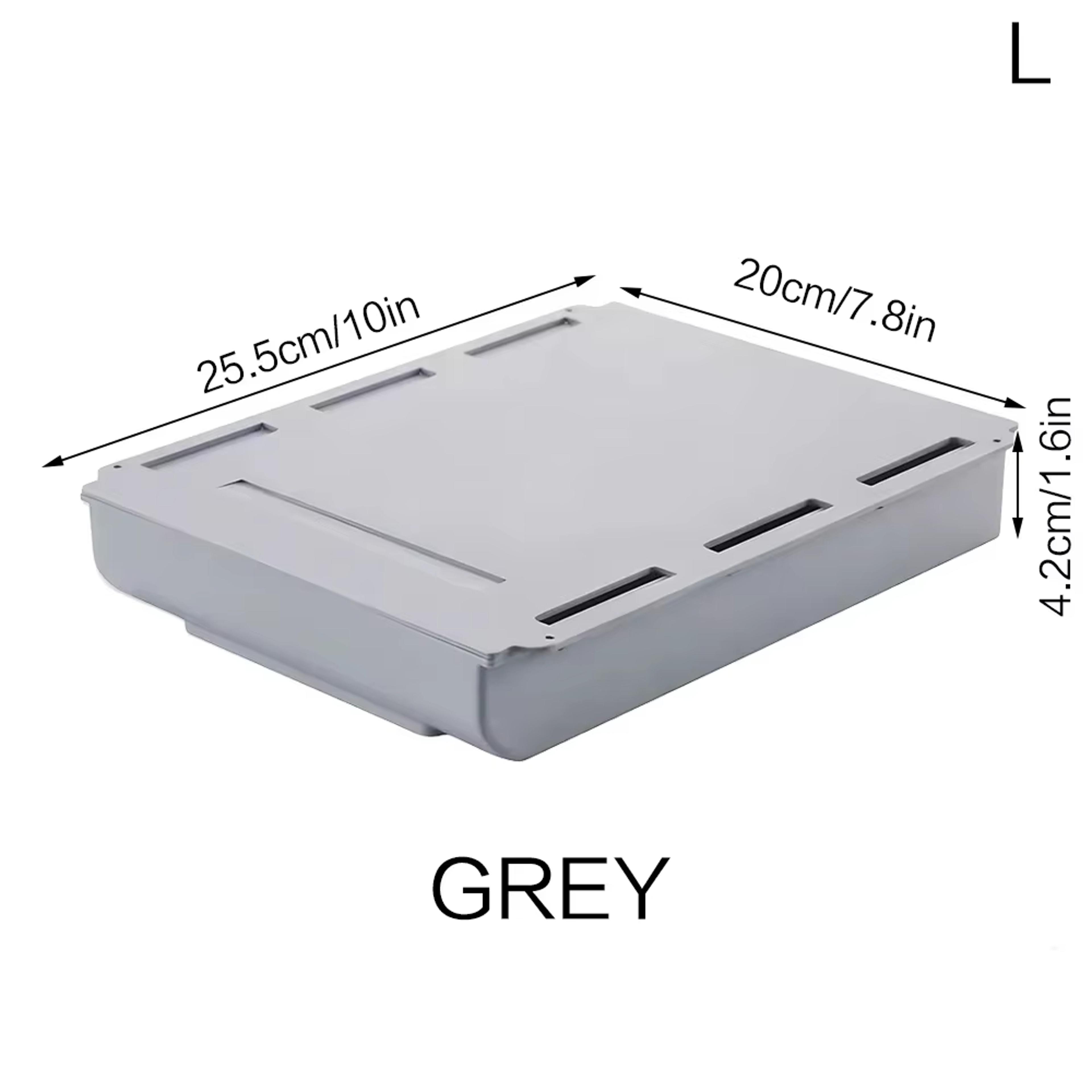 SelfAdhesive Plastic Storage Holder Hidden Organizer For School Office Kitchenware Stationery Cosme 11