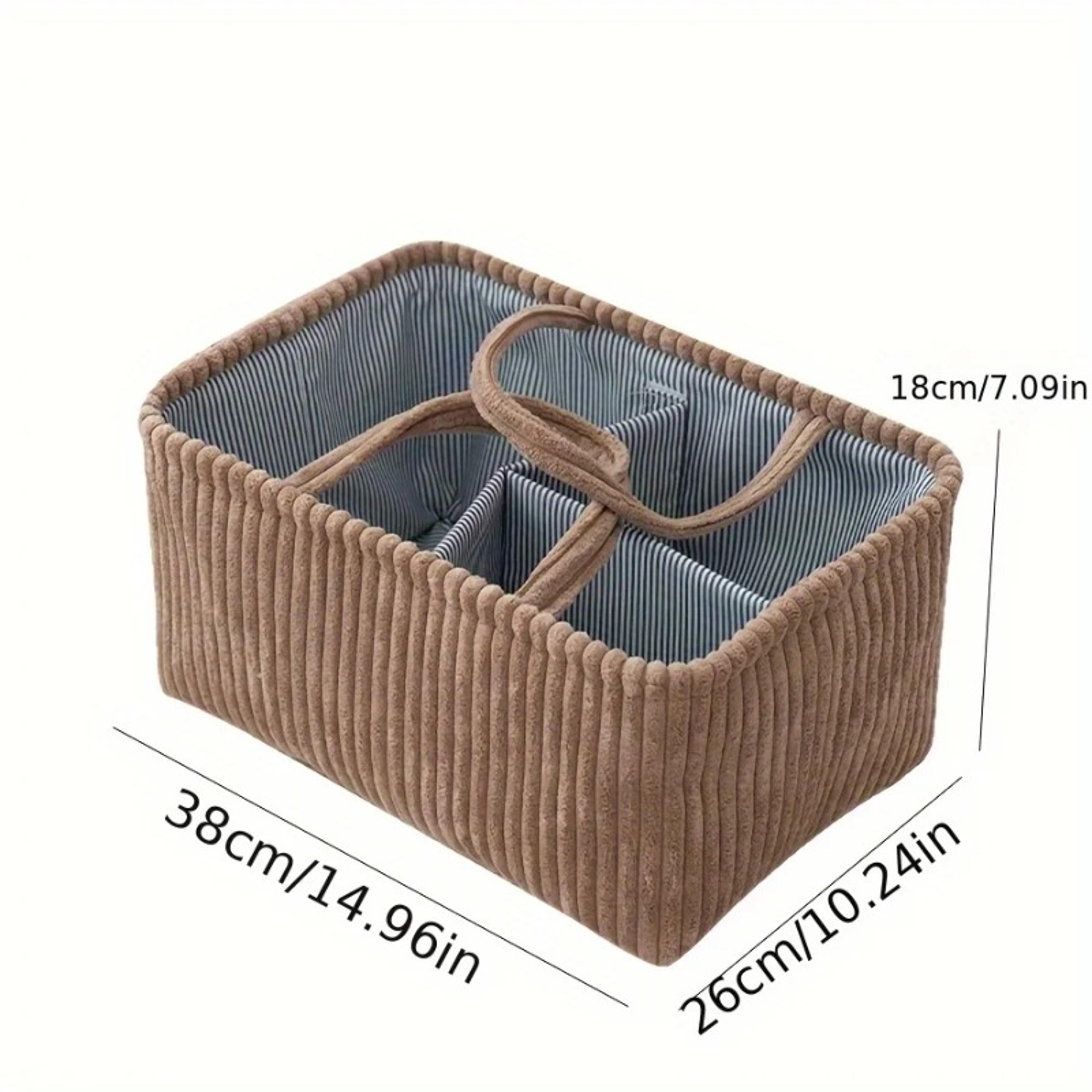 MultiCompartment Organizer For Baby Clothes Toys  Home Decor Large Bohemian Storage Basket 2