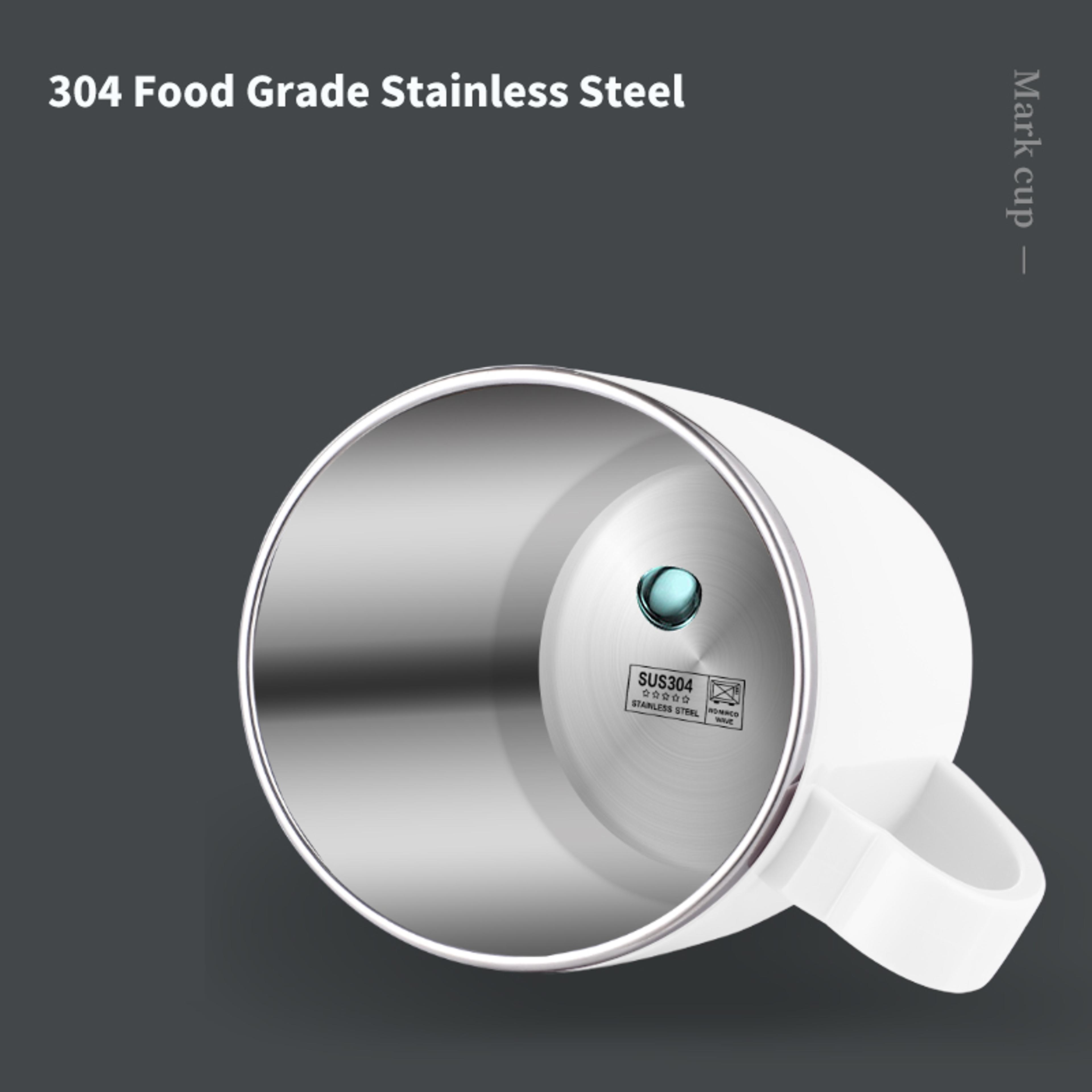 Stainless Steel Thermos Mug Coffee Cup With Handle Leak Proof Insulated Vacuum Flask Portable Therm 2