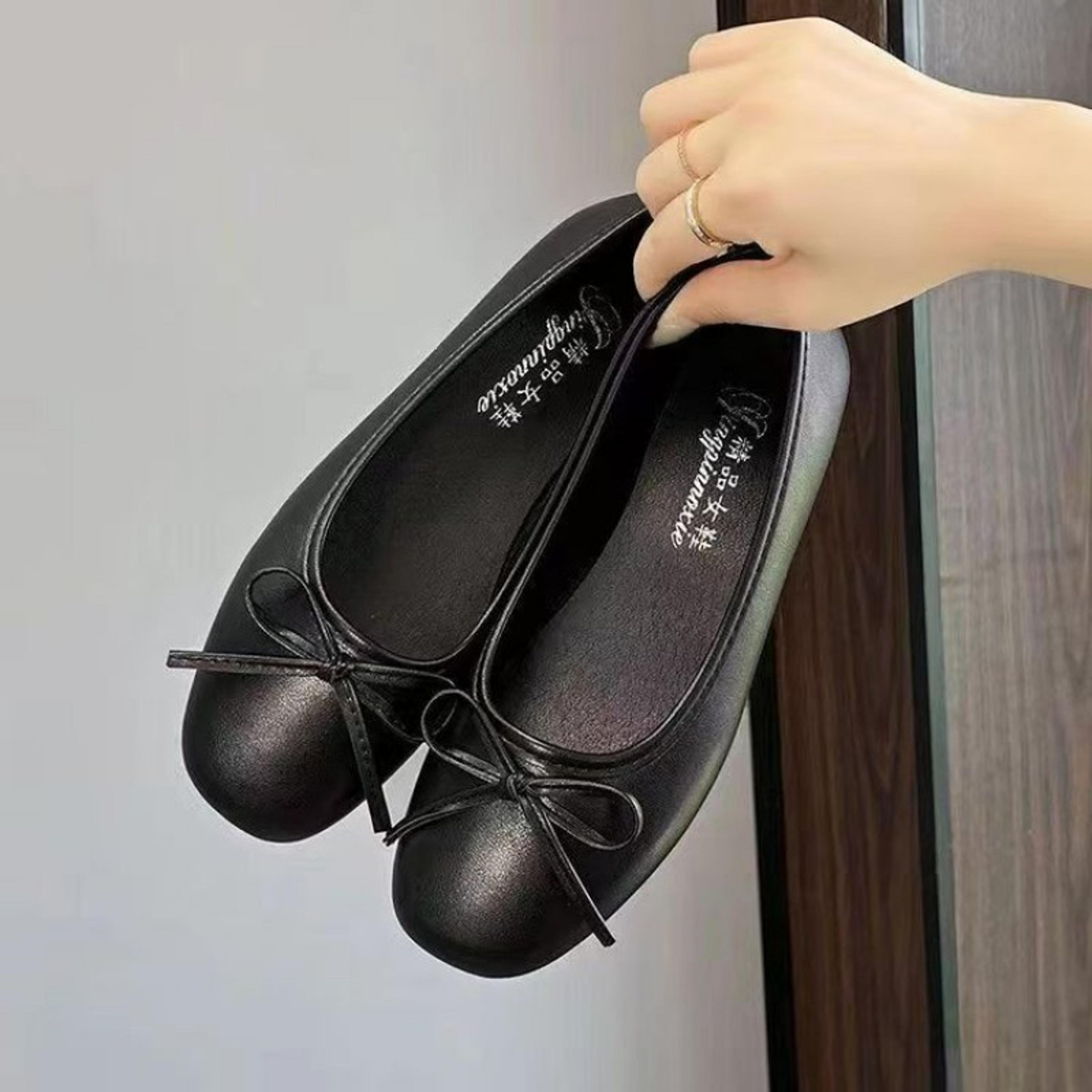 Flats Gentle BowKnot Design Spring Summer New Arrival Evening Breeze Commuter Versatile Single Shoe 1