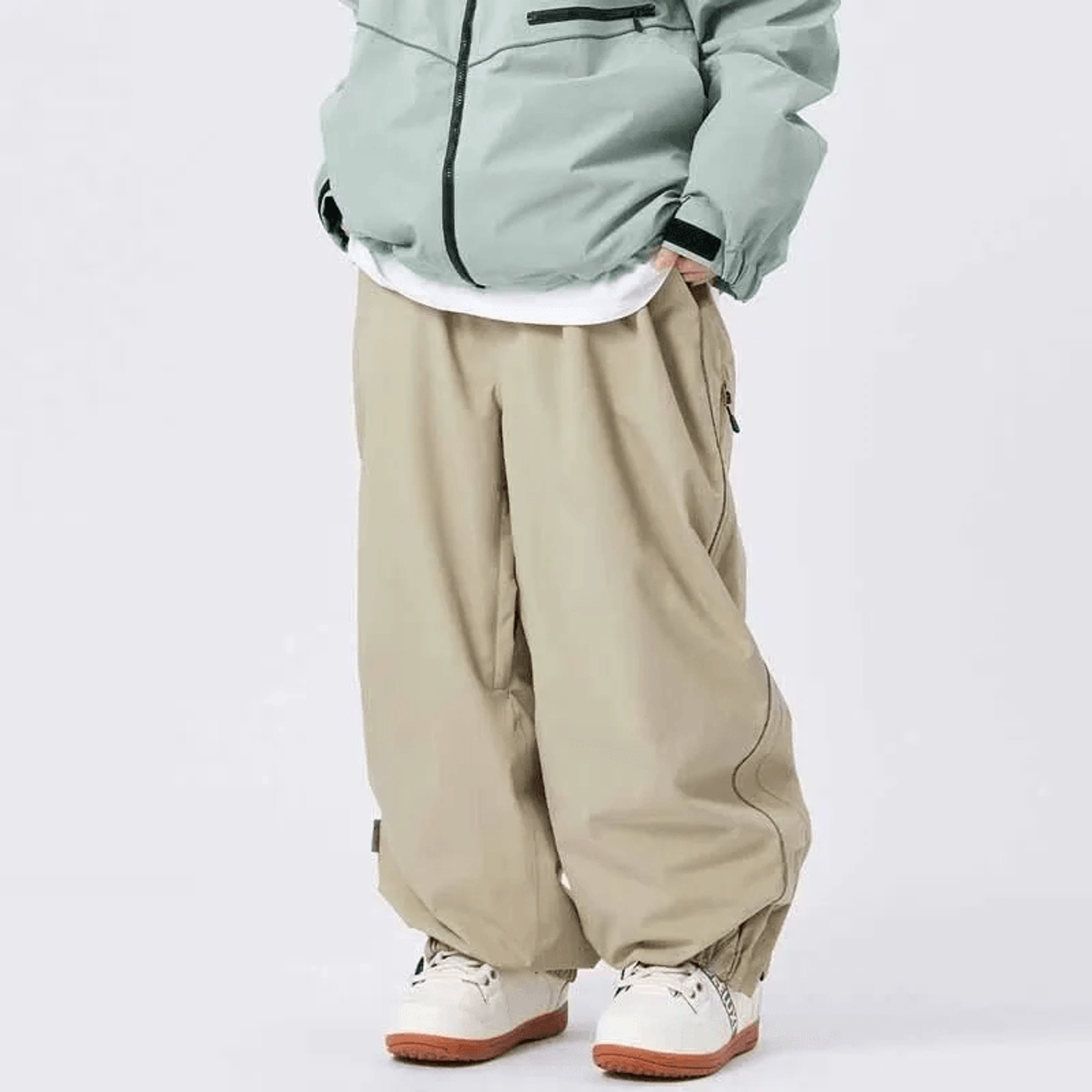 waterproof loose-fit ski & snowboarding pants for all-day winter comfort