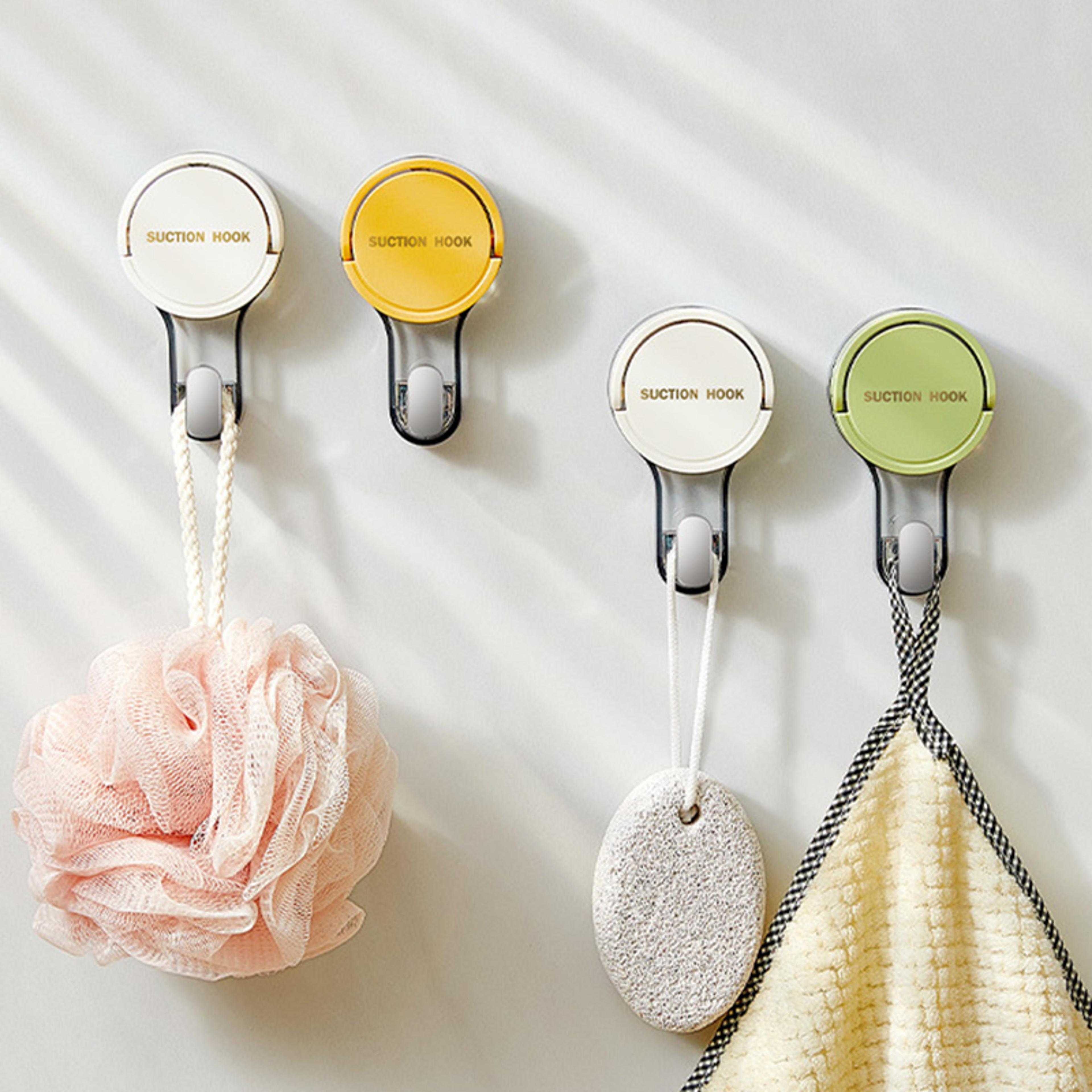 reusable towel clothes hanger hook suction cup hooks no punching wall hooks for bathroom kitchen bedroom
