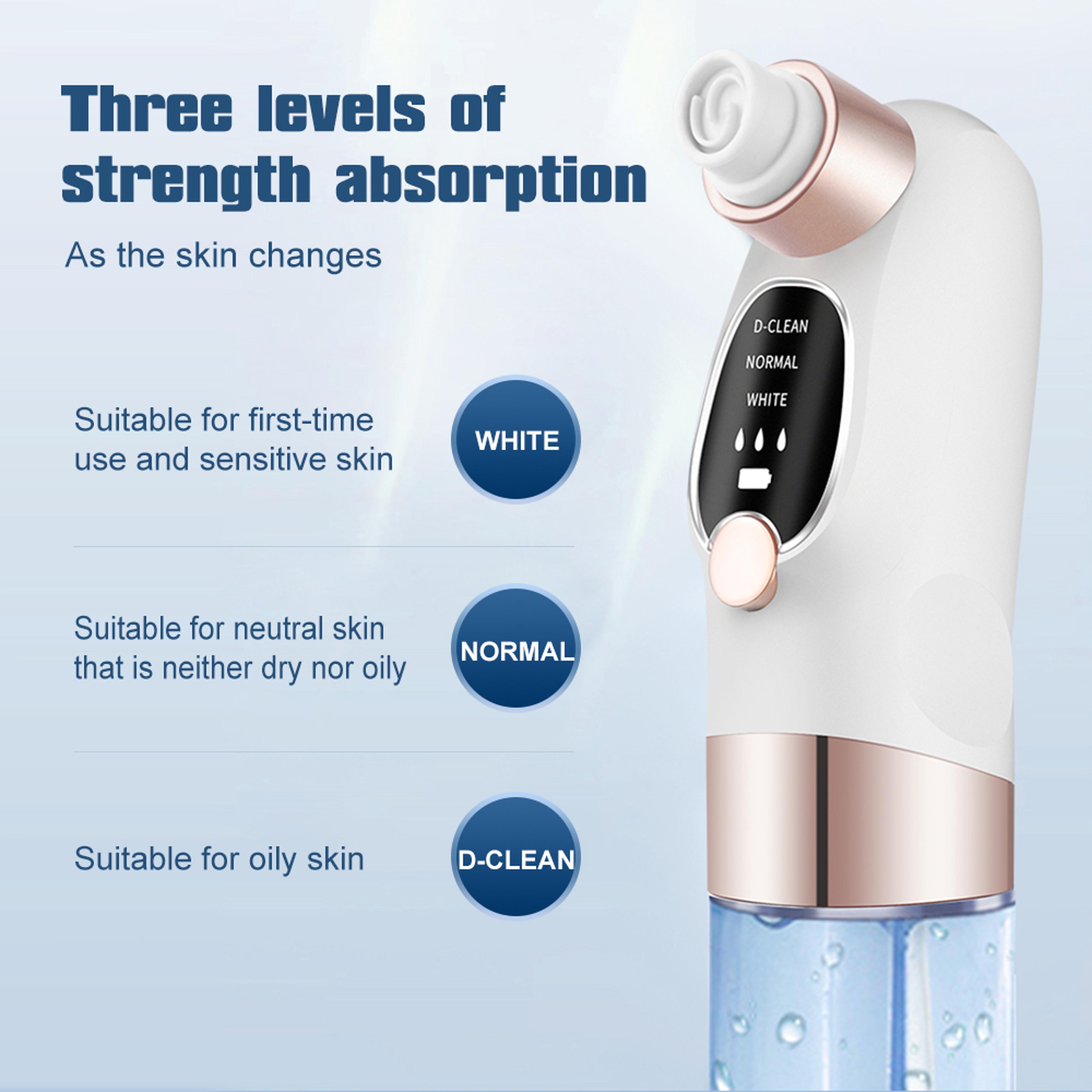 Electric Pimple Acne Blackhead Remover USB Rechargeable Face Cleaner Pore Vacuum Black Dot Removal 2