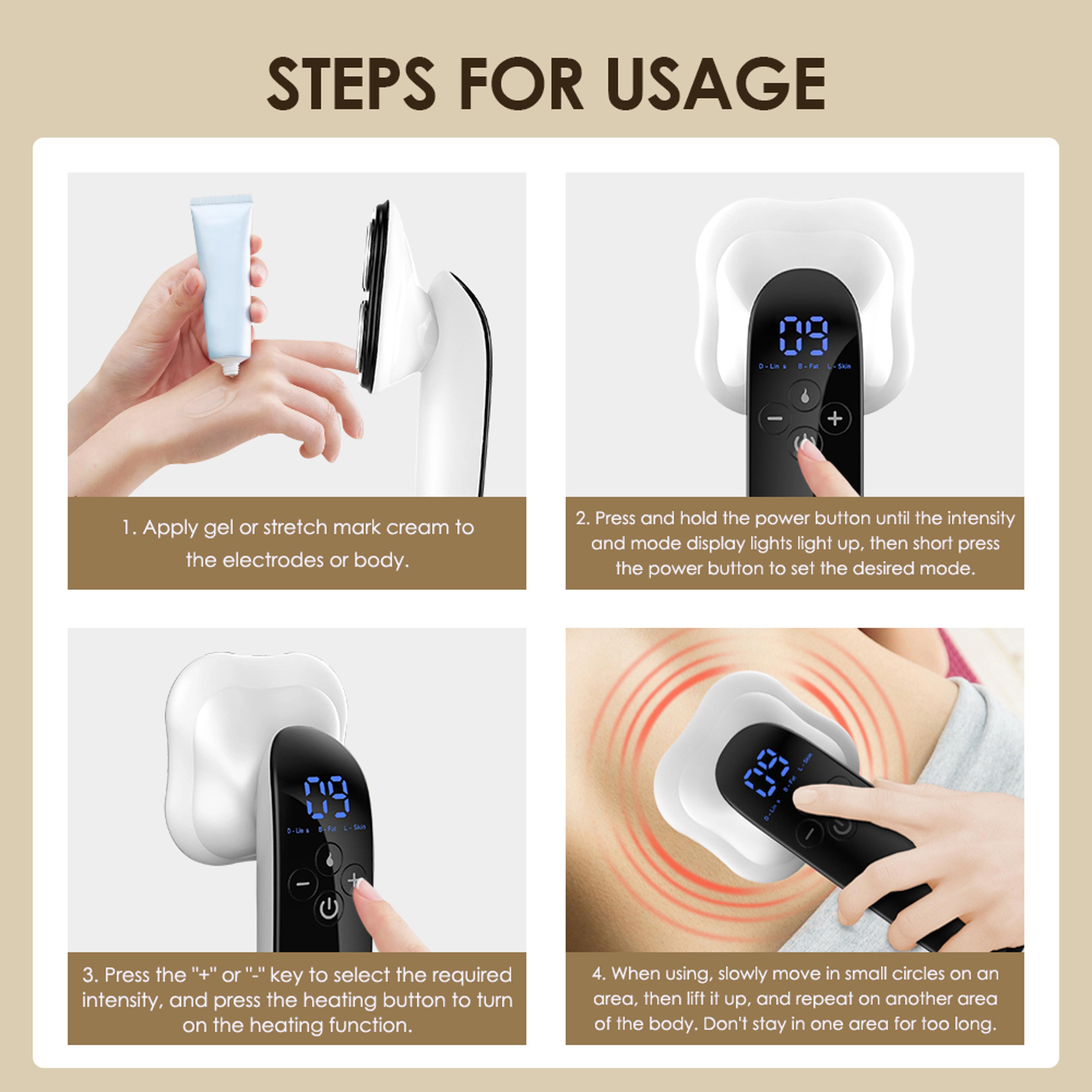Body Shaping Tool LED Light Fat Burner Ultrasound Cavitation Massager 5