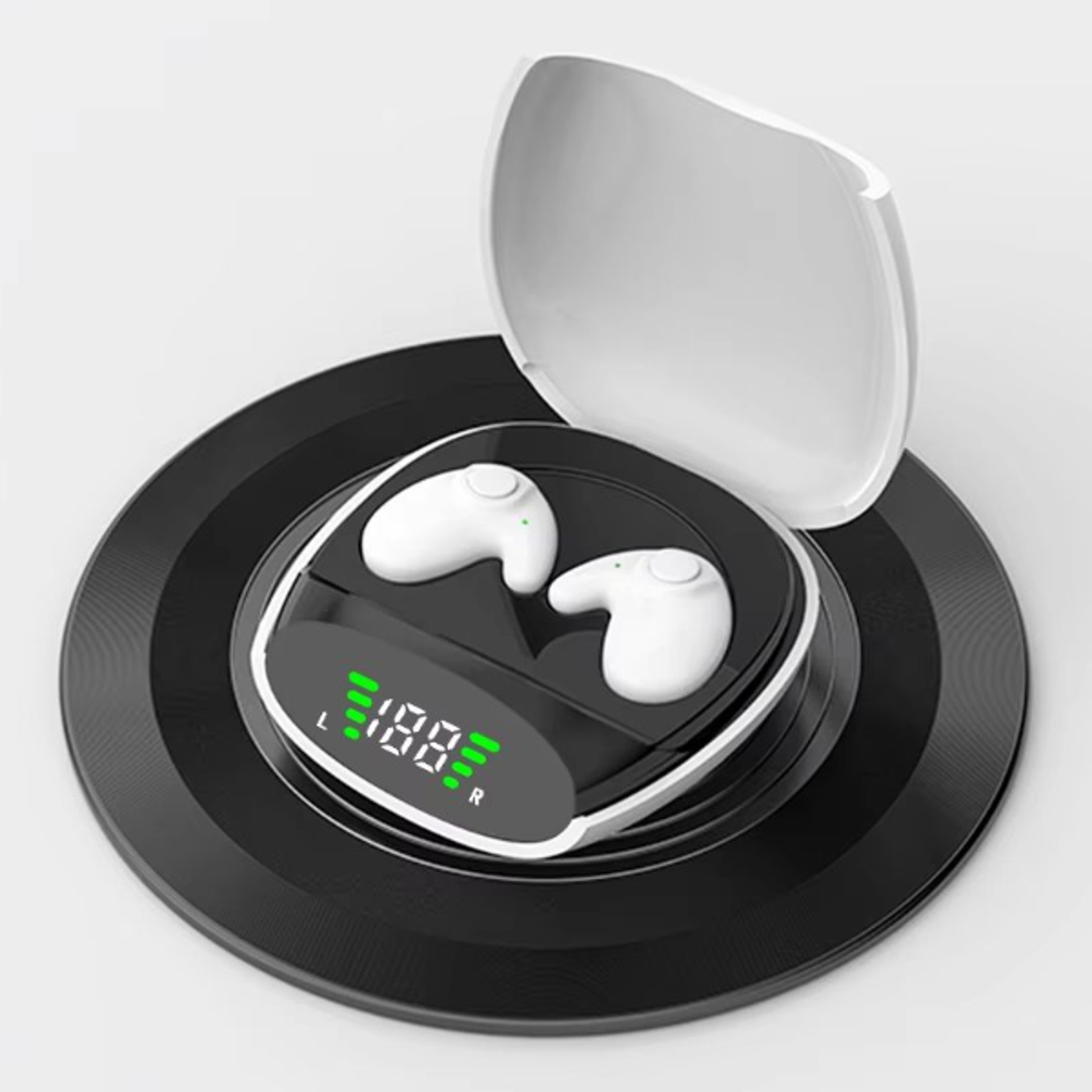 highend tws dual ear sleep in ear, wireless sports bluetooth headphones, mini painless call, noise cancelling thin