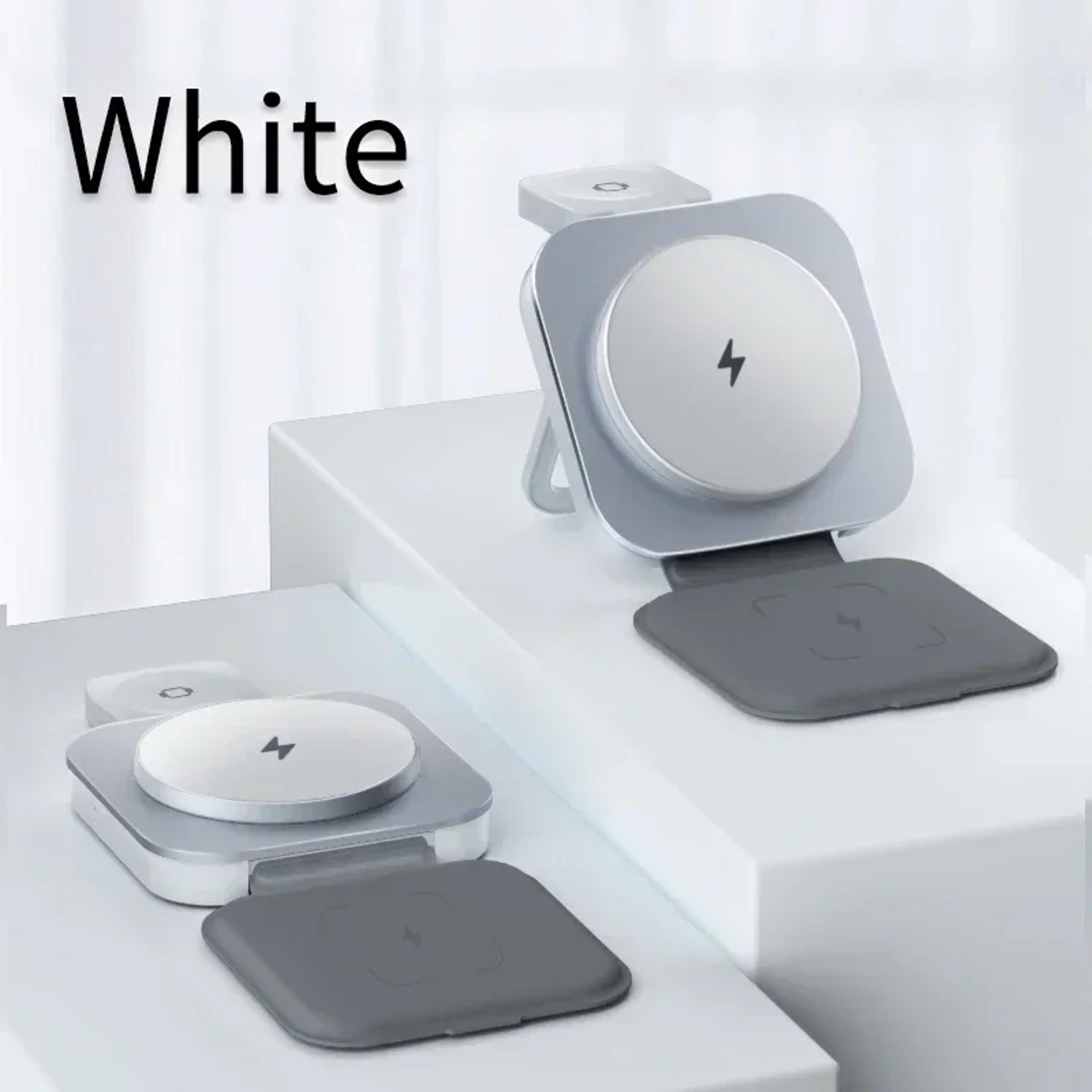 Magnetic Wireless Charger Pad 3 In 1 Foldable Fast Charging Stand For IPhone IWatch AirPods 5