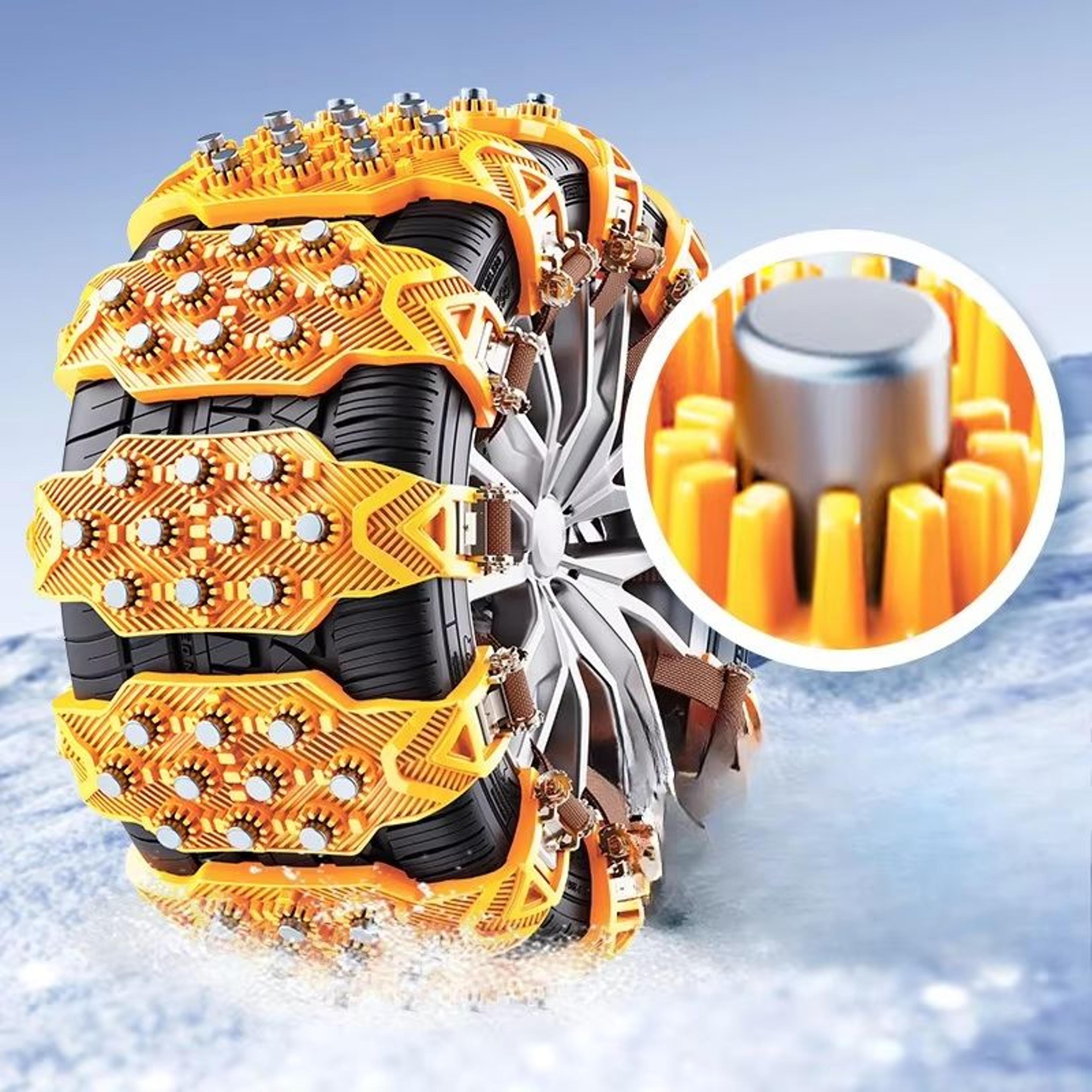 snow tire anti-skid chains, car winter tire wheels snow chains, wheel tyre cable belt