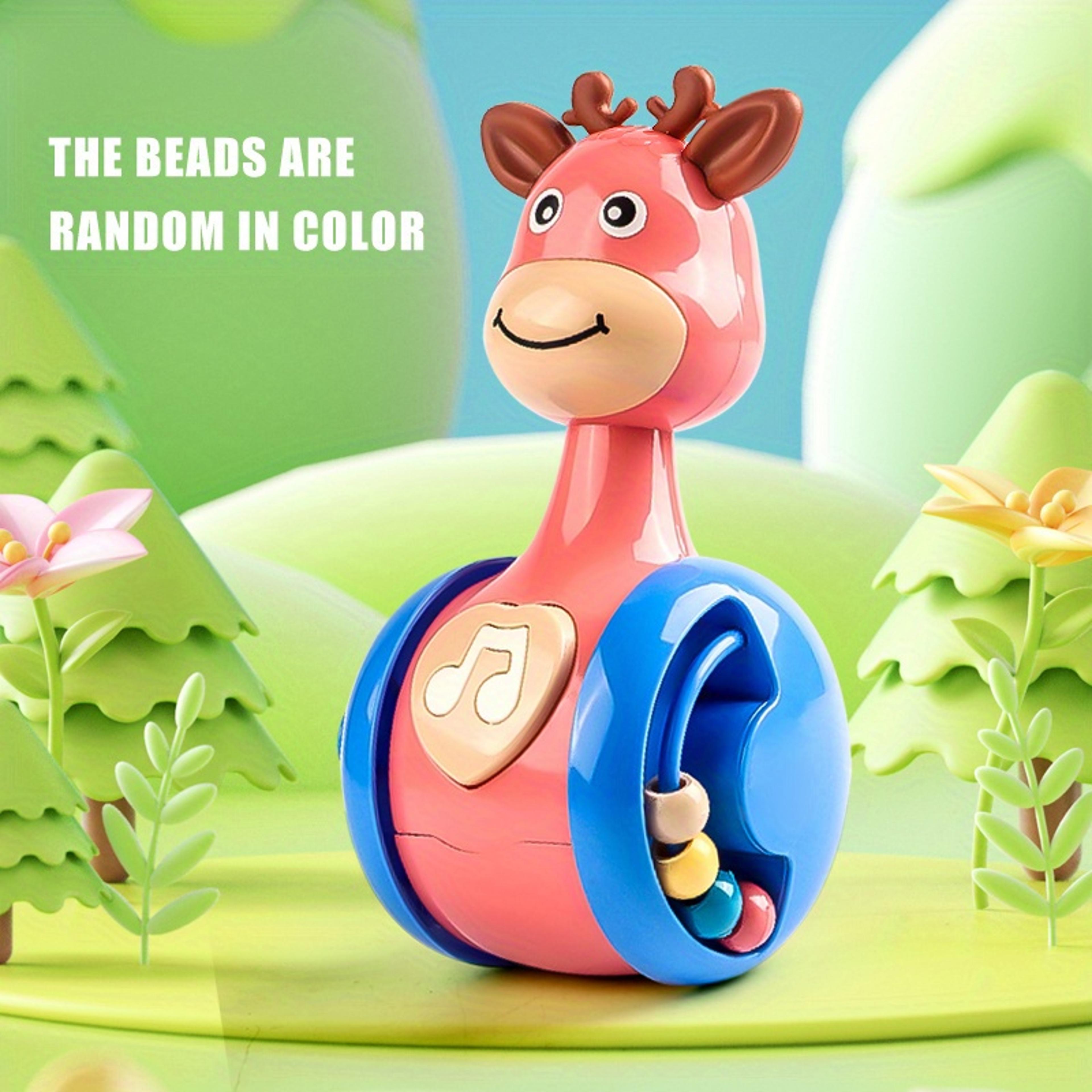 tumbler wobbler toys for infant boy girl, roly poly baby toys 6 to 12 months - perfect for learning to climb