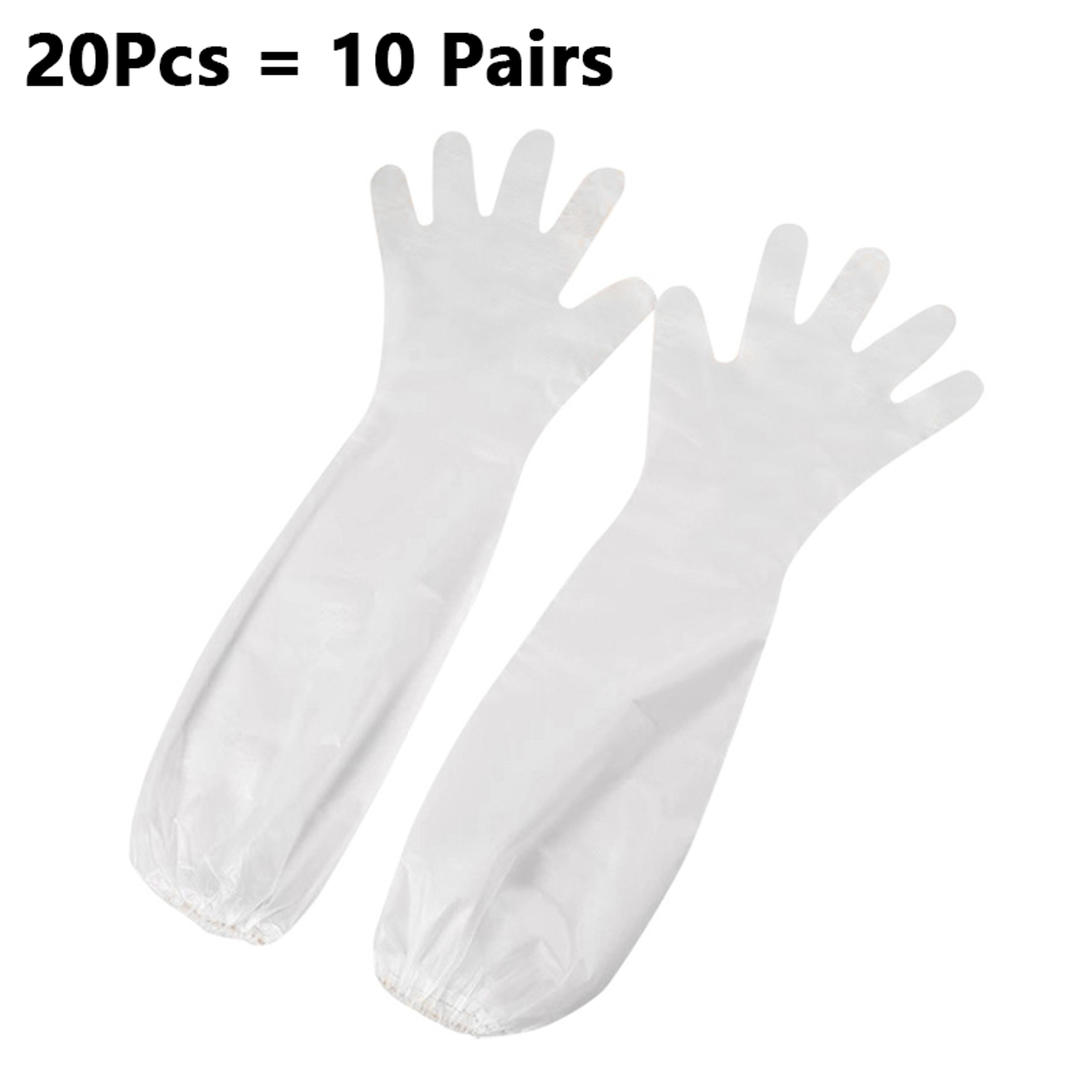 Food Grade Waterproof And OilResistant Gloves Disposable Extended Thickened Gloves For Dishwashing  7