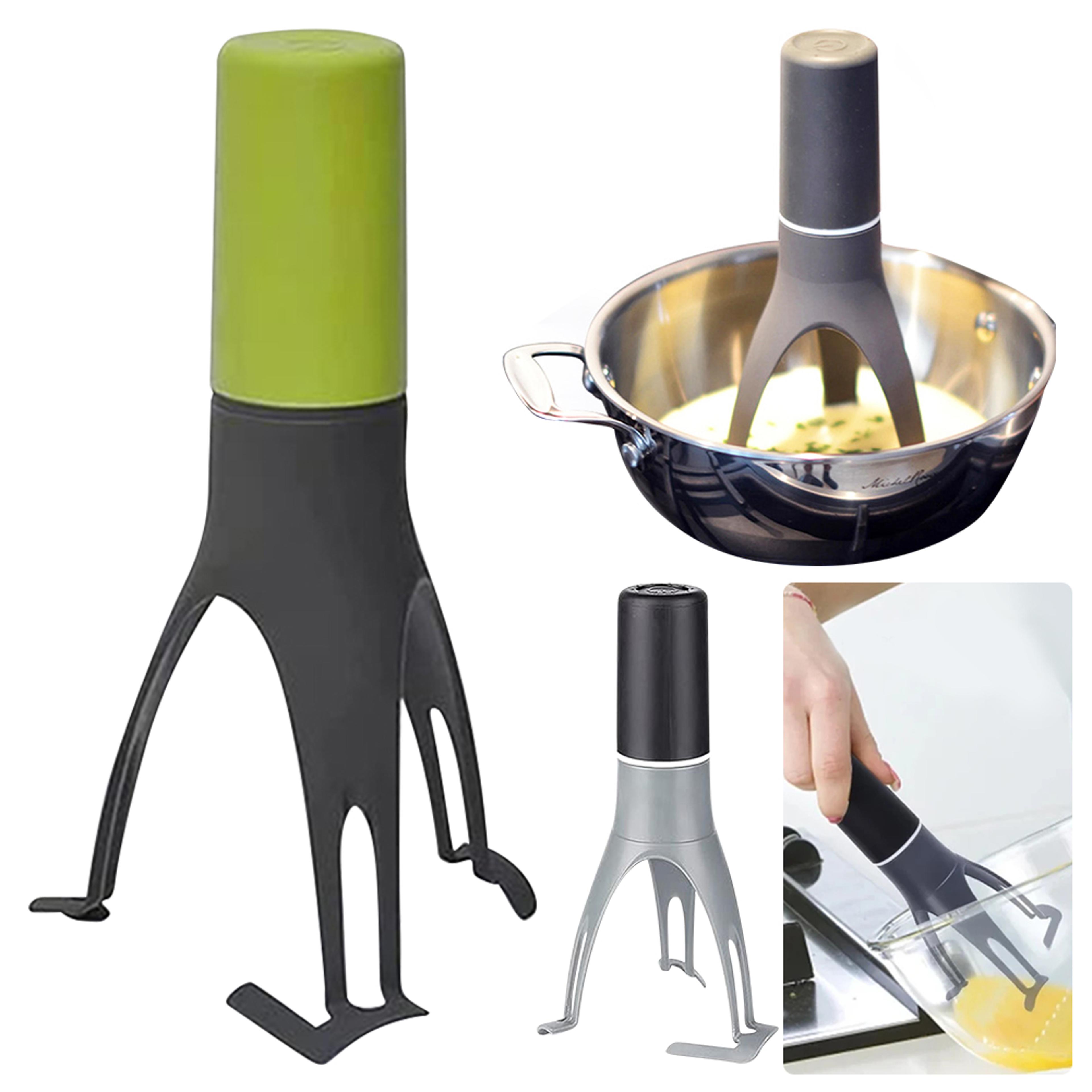 multifunction baking flour mixer, triangle pan stirrer automatic egg beater, battery operated kitchen tools