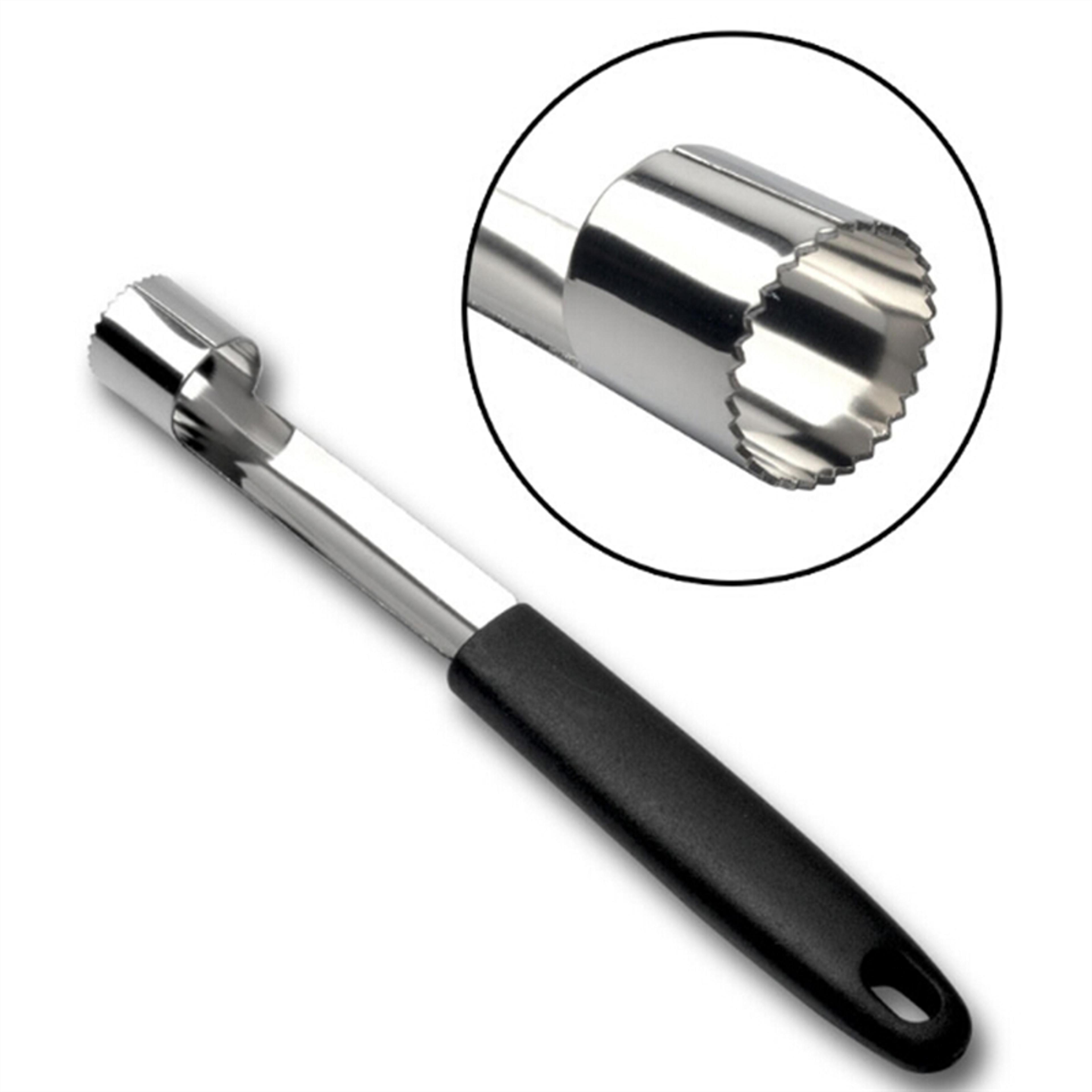 apple corer pitter & pear bell twist, efficient fruit seed remover and pit extractor for quick kitchen prep
