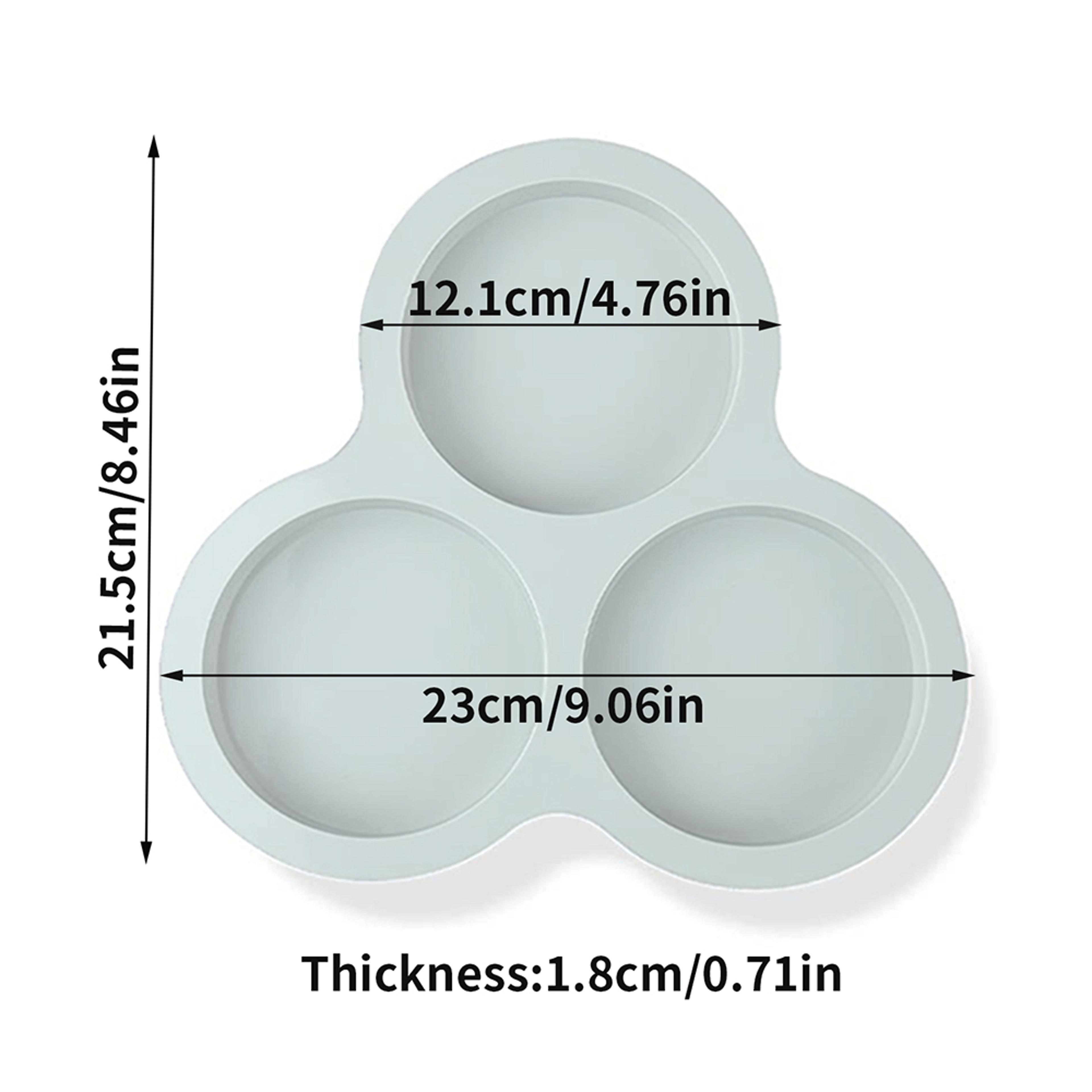 Silicone Egg Mold For Air Fryer Reusable 3Cavity Muffin Cake Mould For Easy Cooking 7