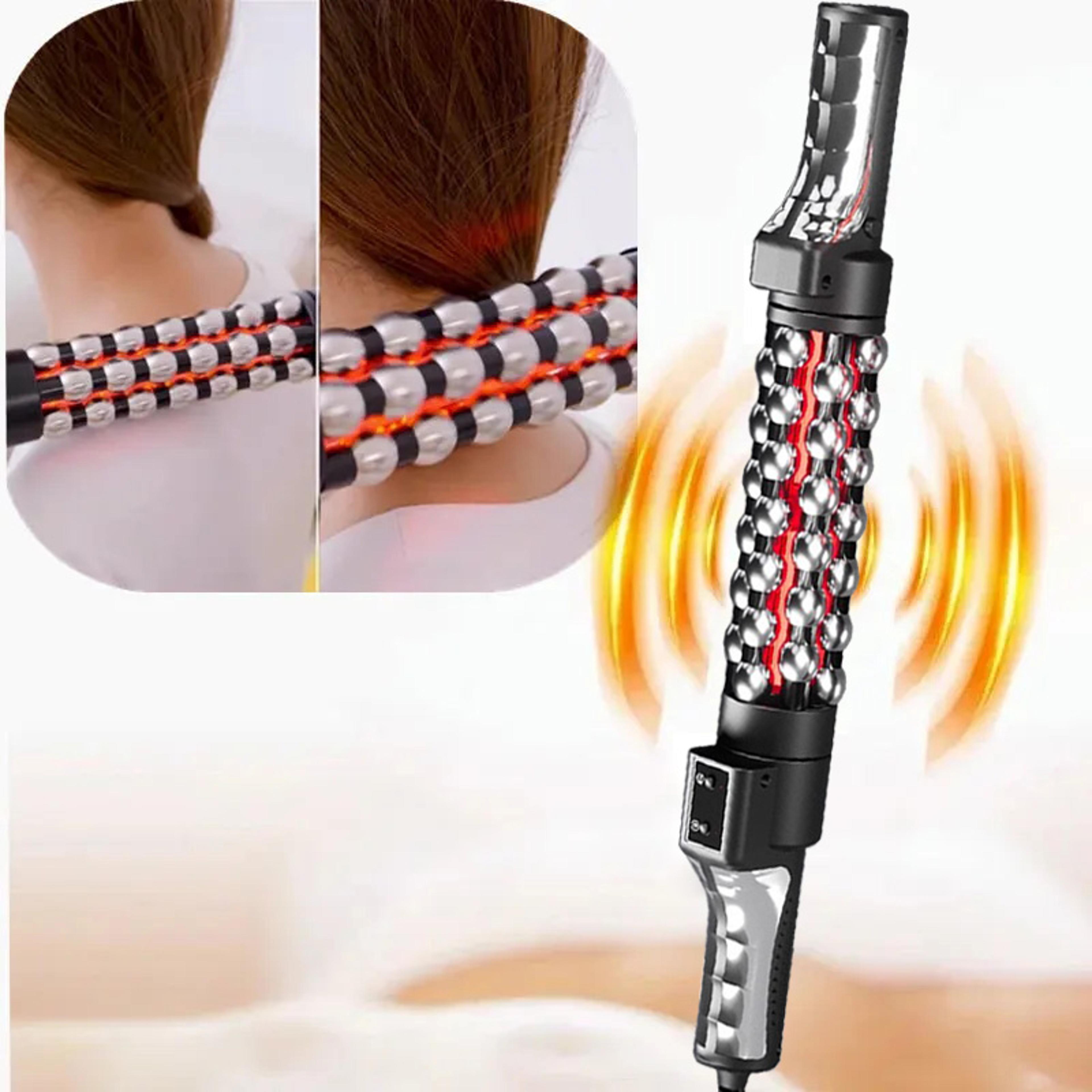 red light heated massage device, full body relaxation & anti-cellulite roller