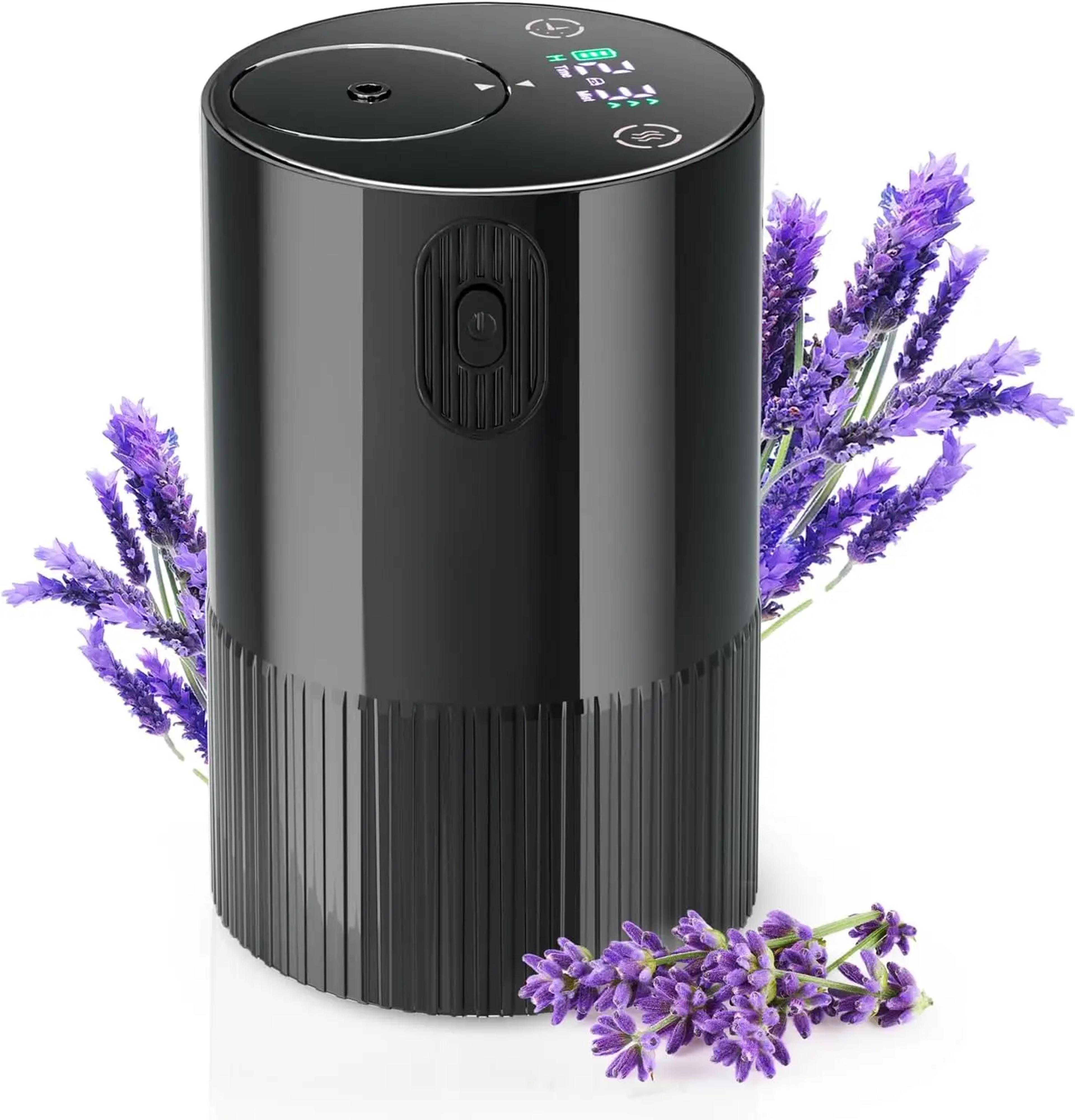 portable usb rechargeable essential oil diffuser for home, car & office