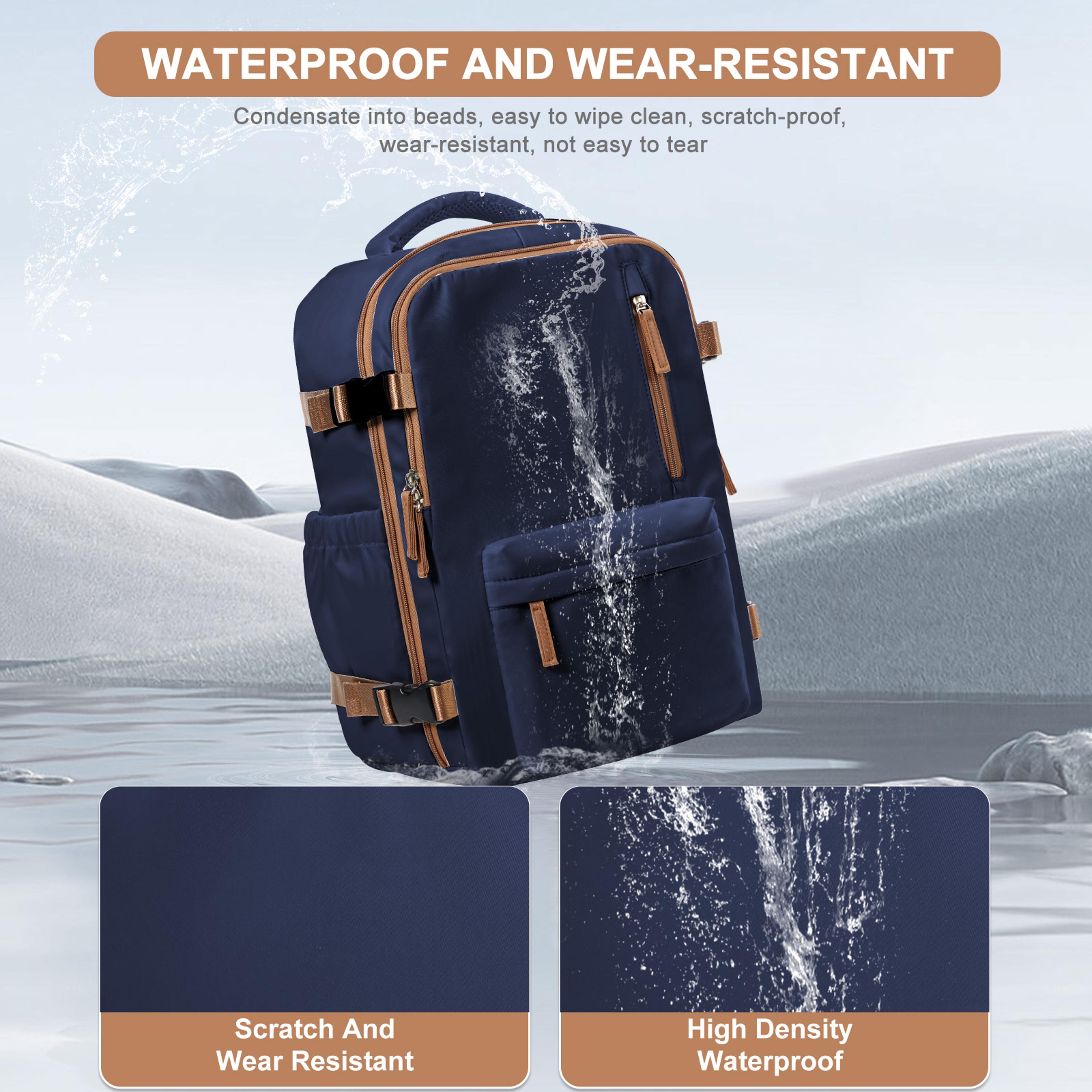 men's waterproof business backpack for travel & notebook, spacious cabin bag for ryanair, stylish and practical gift
