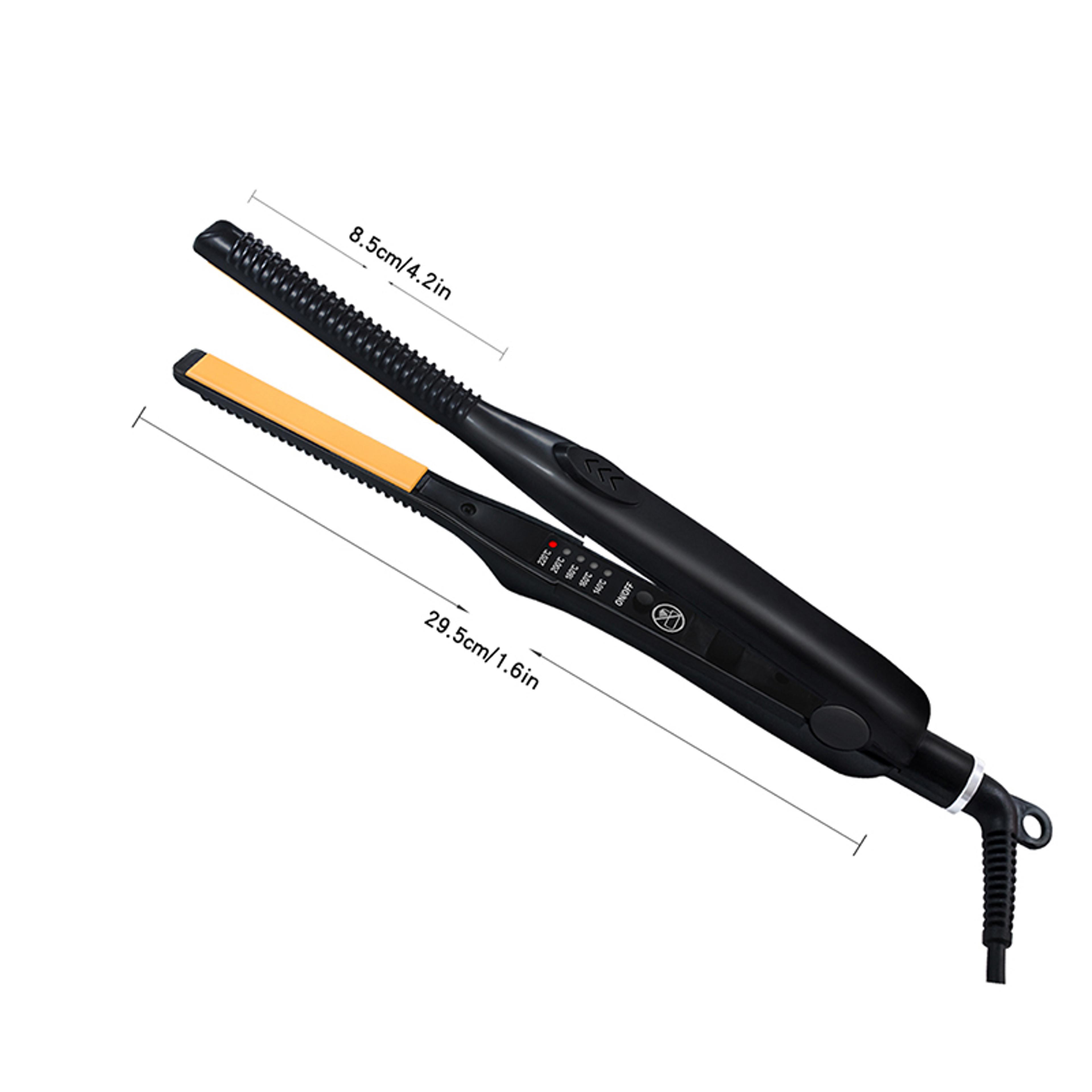 Professional Ceramic Hair Straightener  Curler For Short Hair And Beard 4