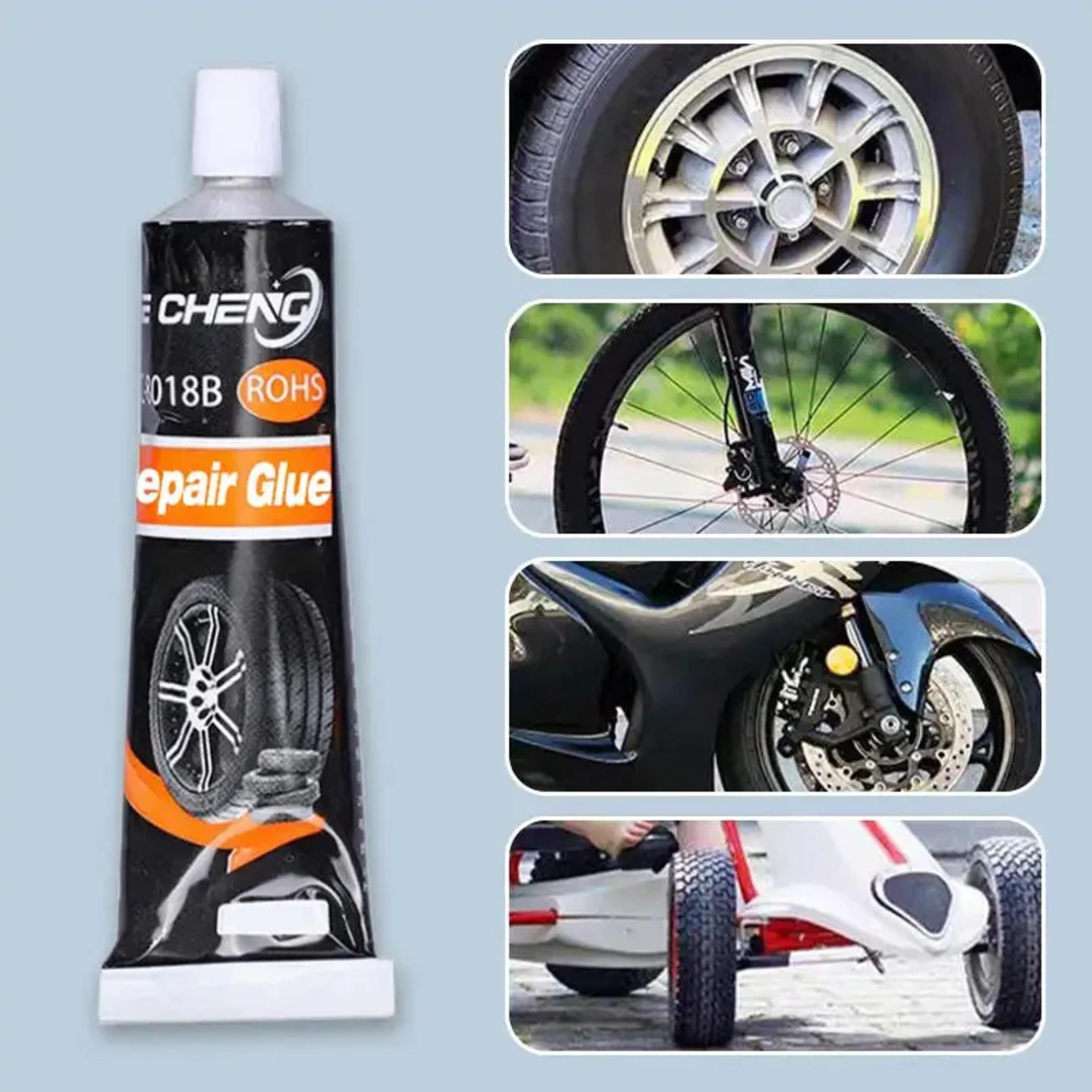 HighTemperature Waterproof Tire Repair Adhesive Glue Instant Black Seal For LongLasting Tire Repair 4