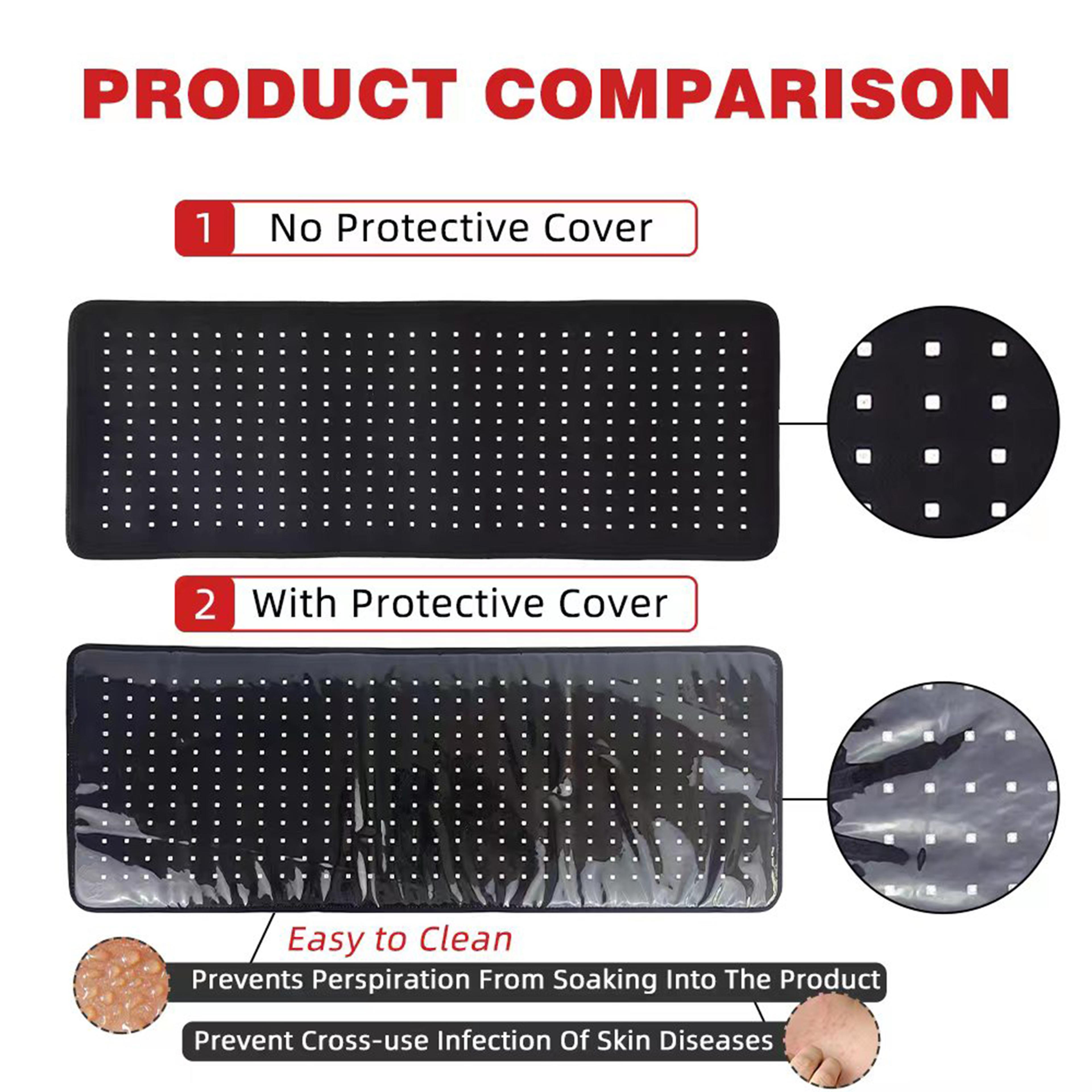 Red  Infrared Therapy Belt Wearable Heating Pad For Face Body And Muscle Relief 2