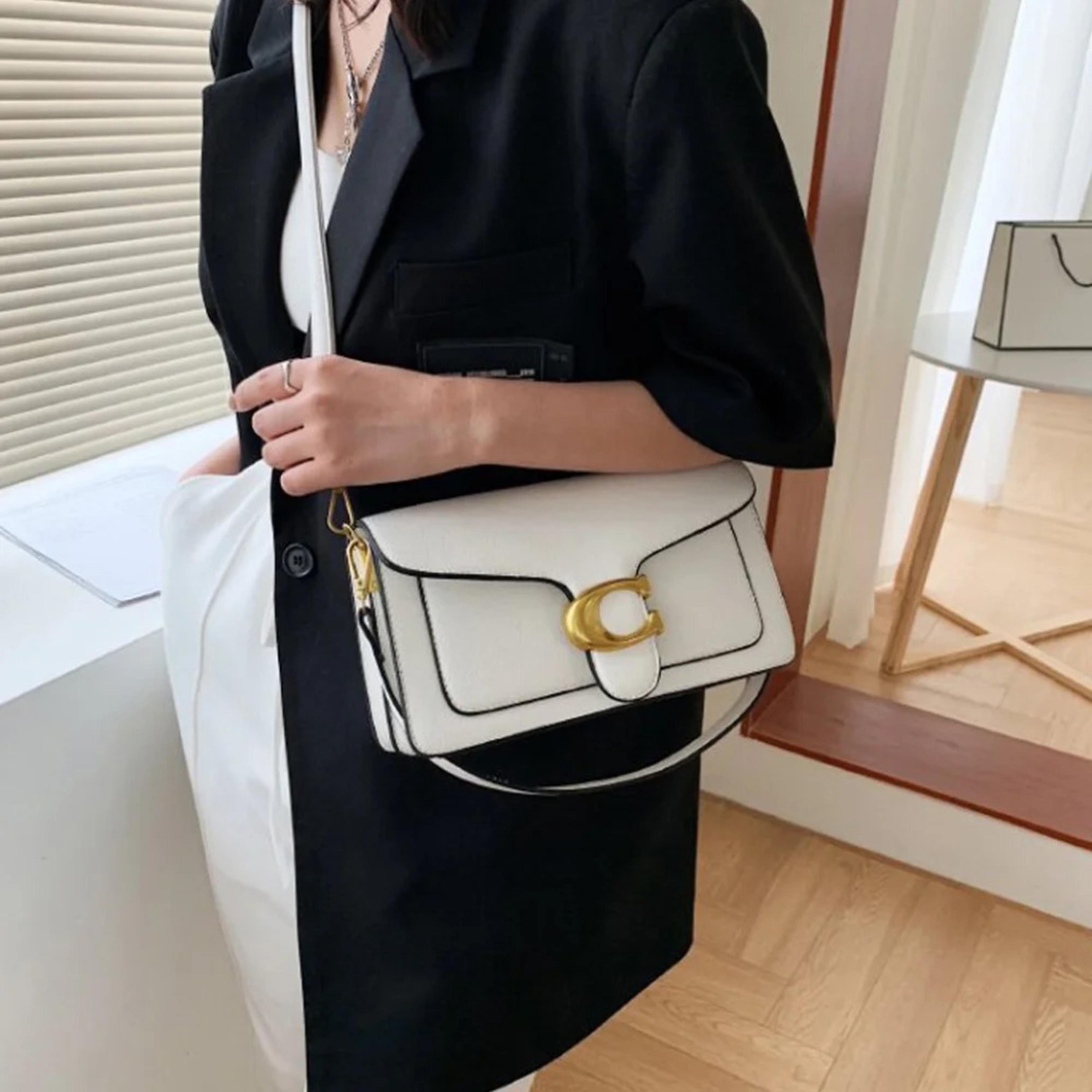 Fashionable Underarm Shoulder Bag With Dual Shoulder Straps  Diagonal Small Square Bag Trendy  Vers 2