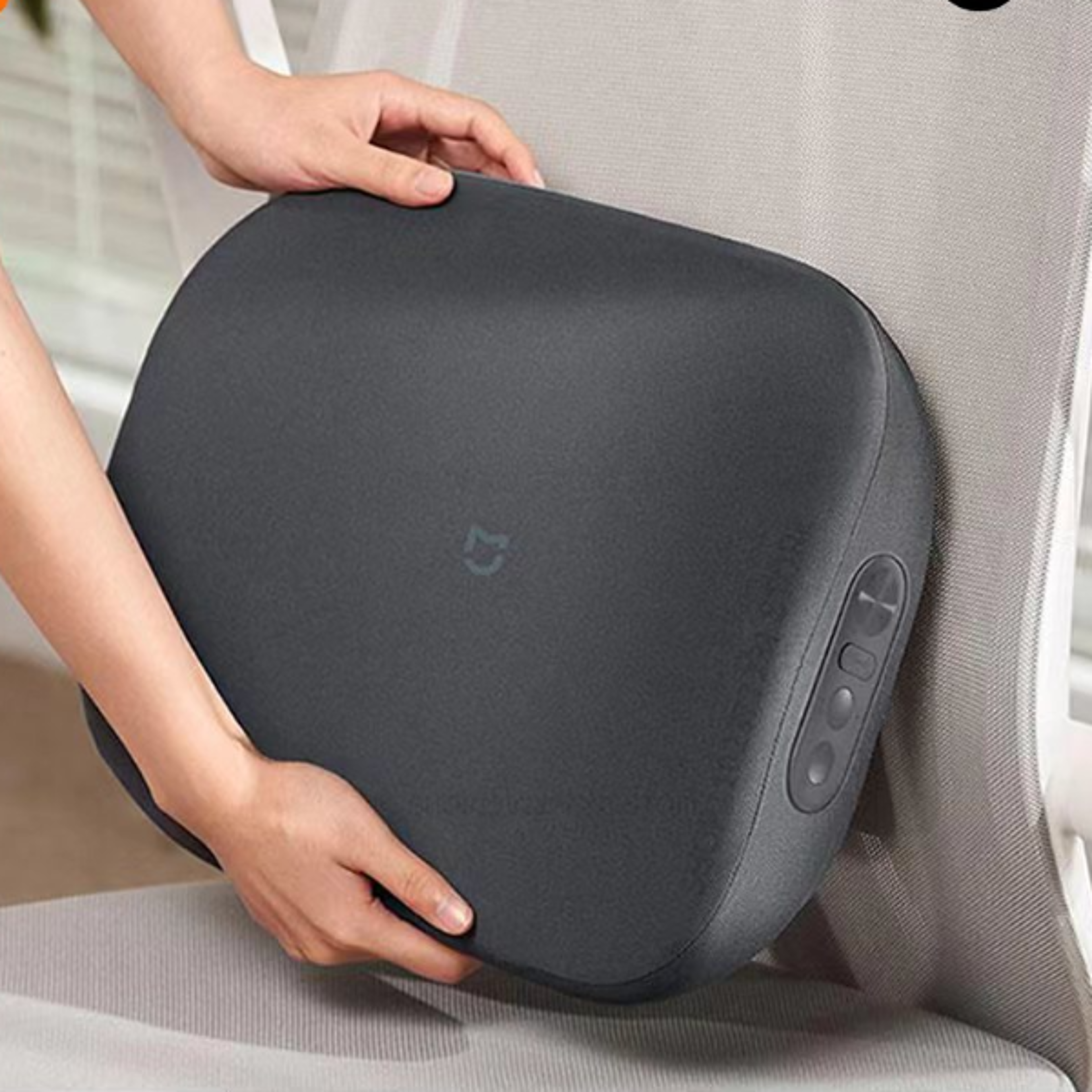smart waist and back massager with hot compress and mihome app control