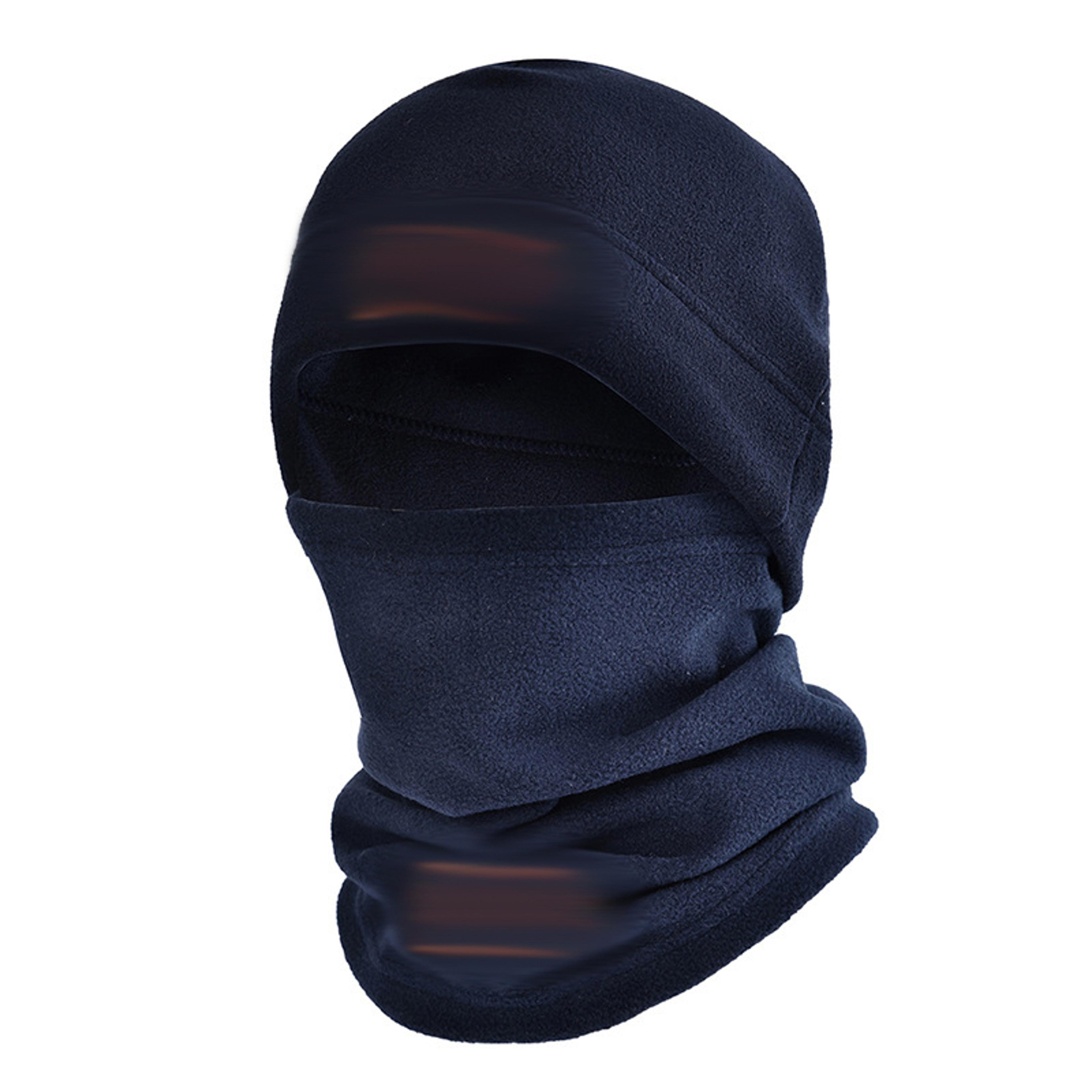 Fleece Neck Warmer And Winter Hat Set For Outdoor Activities 5