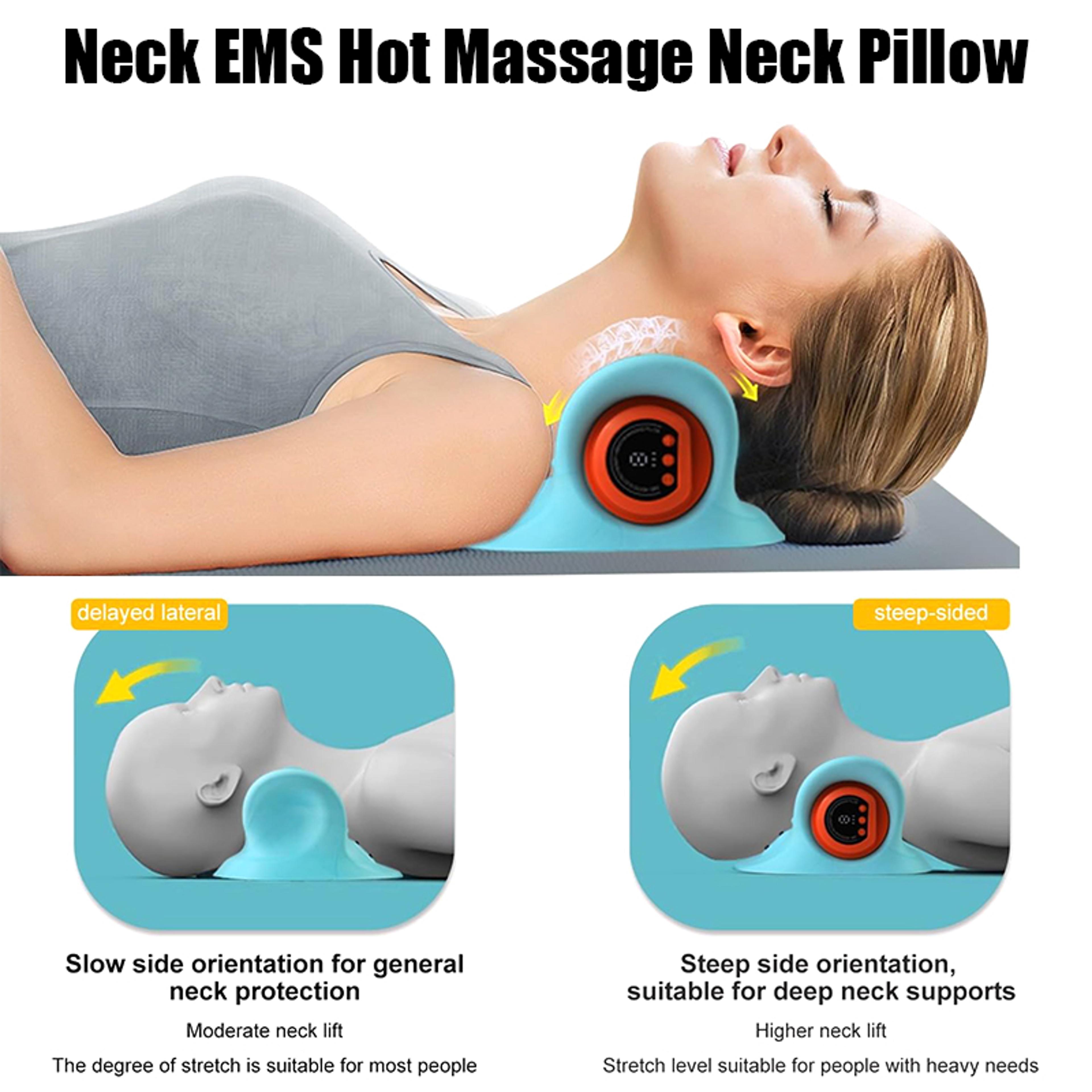 Electric Cervical Massager Neck Stretcher With Pulse Heating And Pain Relief For Chiropractic Care 1