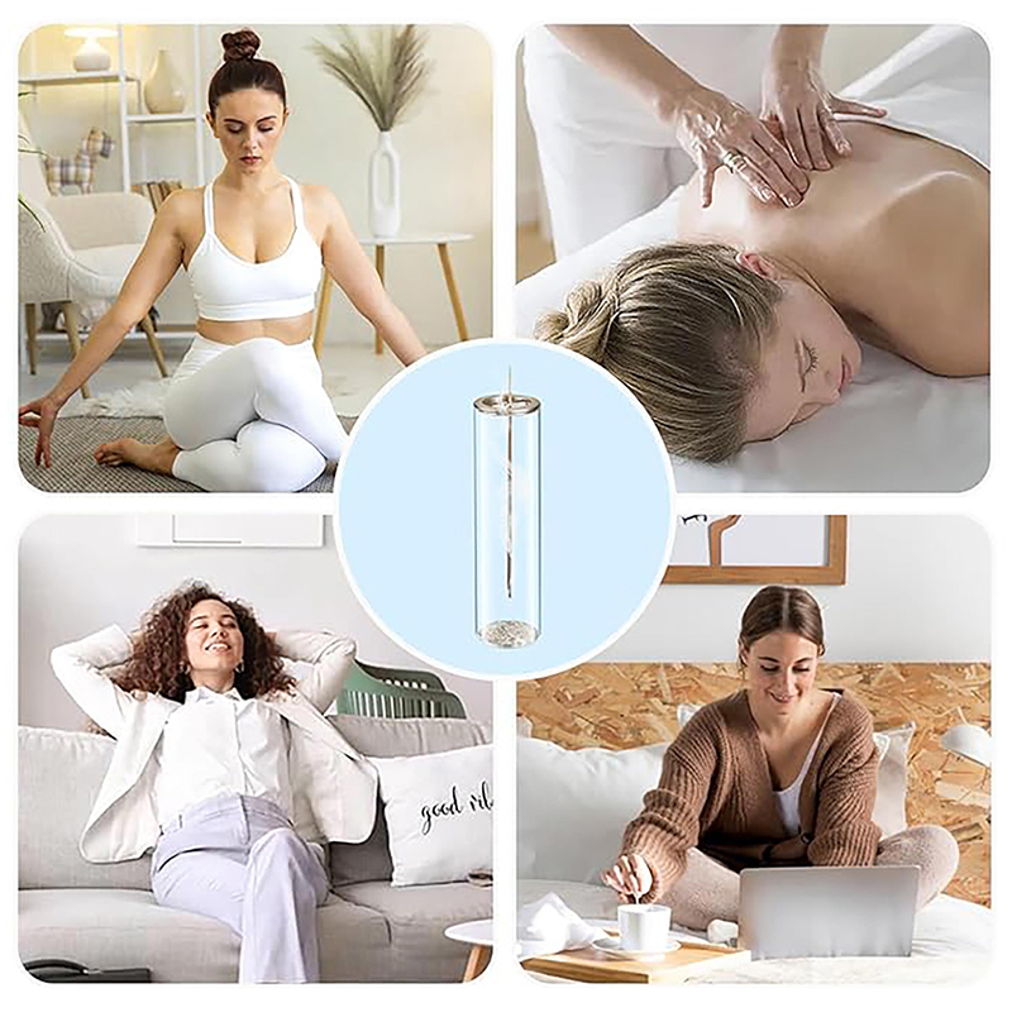 Modern Glass Incense Burner With Removable Ash Catcher AntiAsh Flying Incense Holder For Yoga  Medi 5
