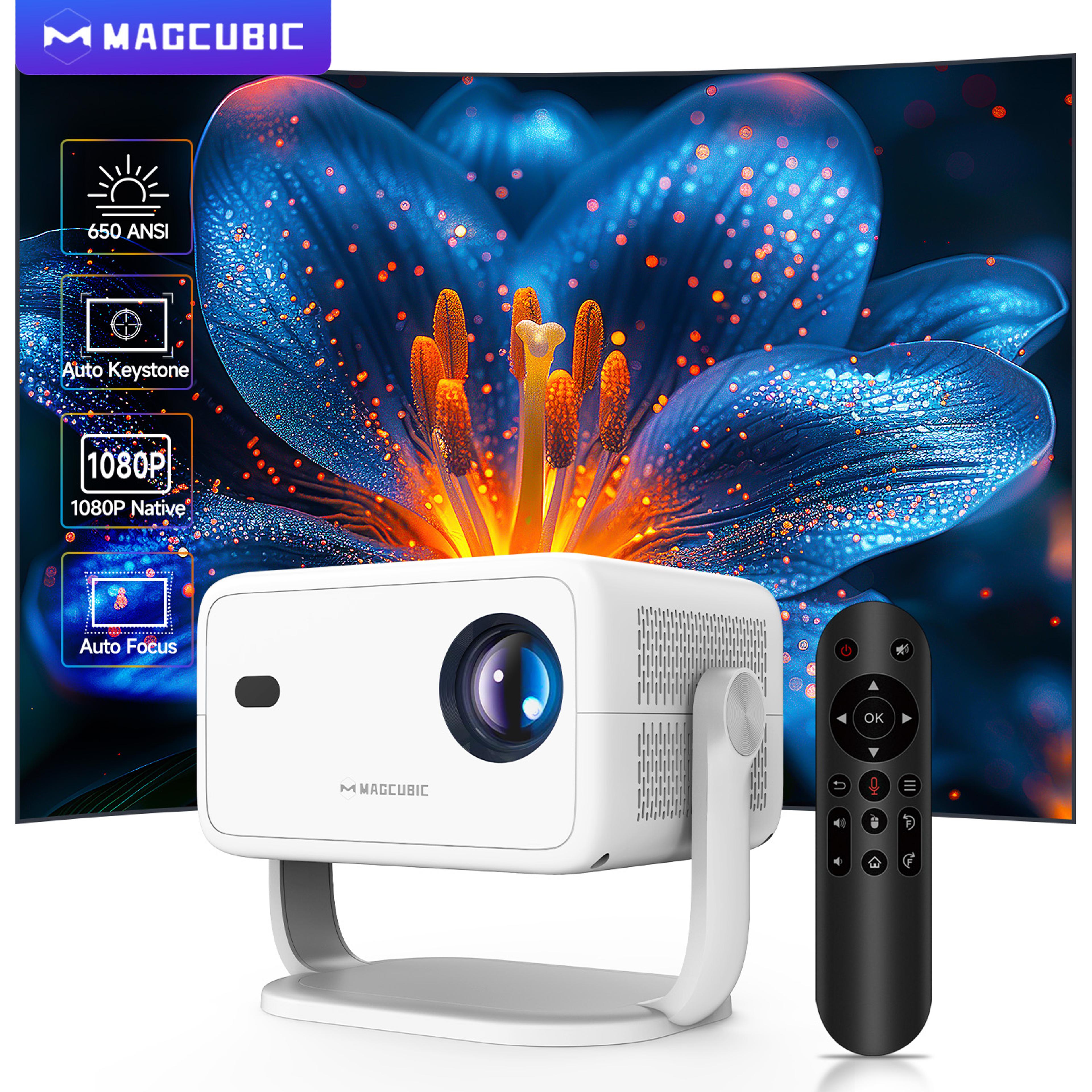 projector native, auto focus, and keystone correction, wifi6, portable home cinema