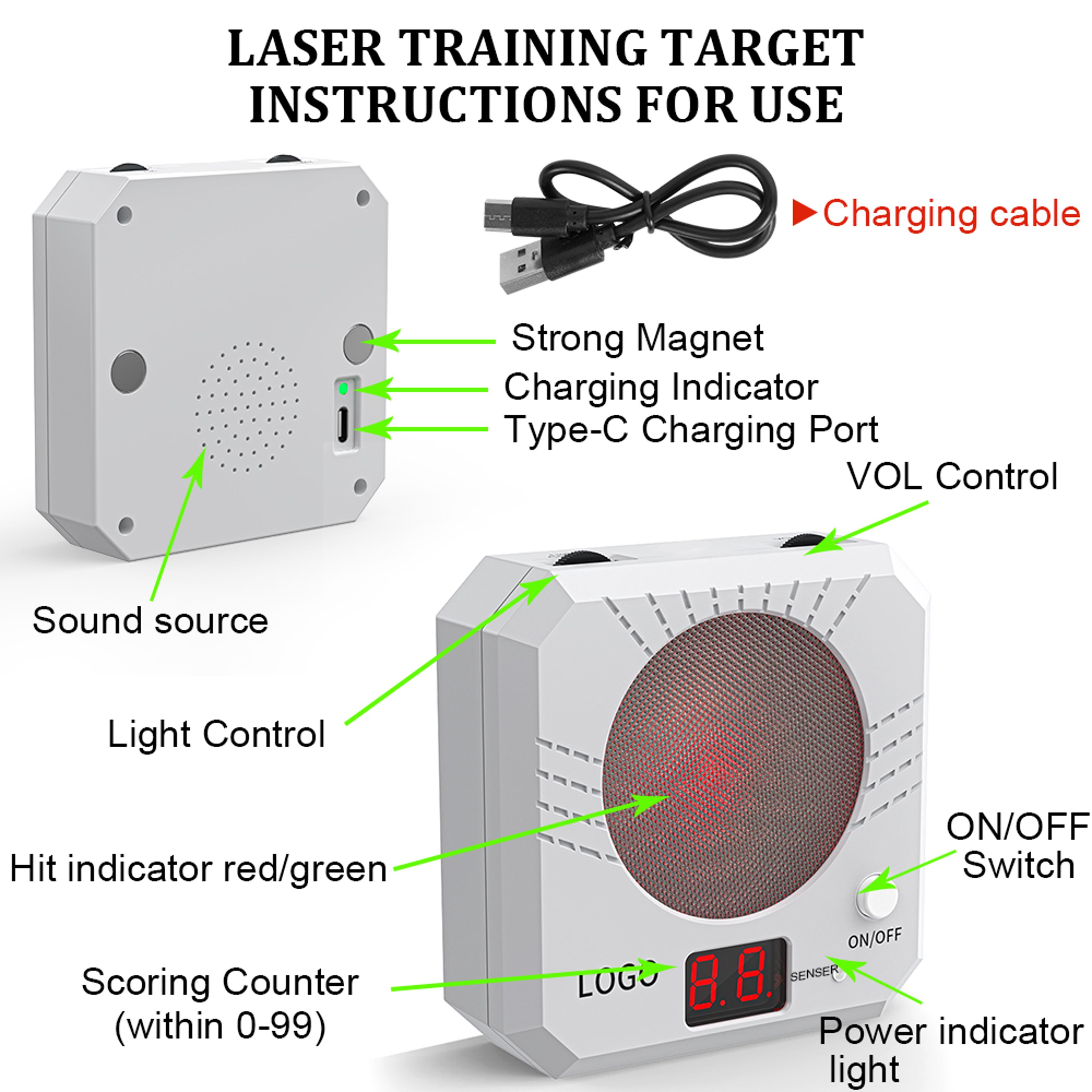 Advanced Infrared Laser Shooting Target With Electronic Scoring Target System For Interactive Pract 2