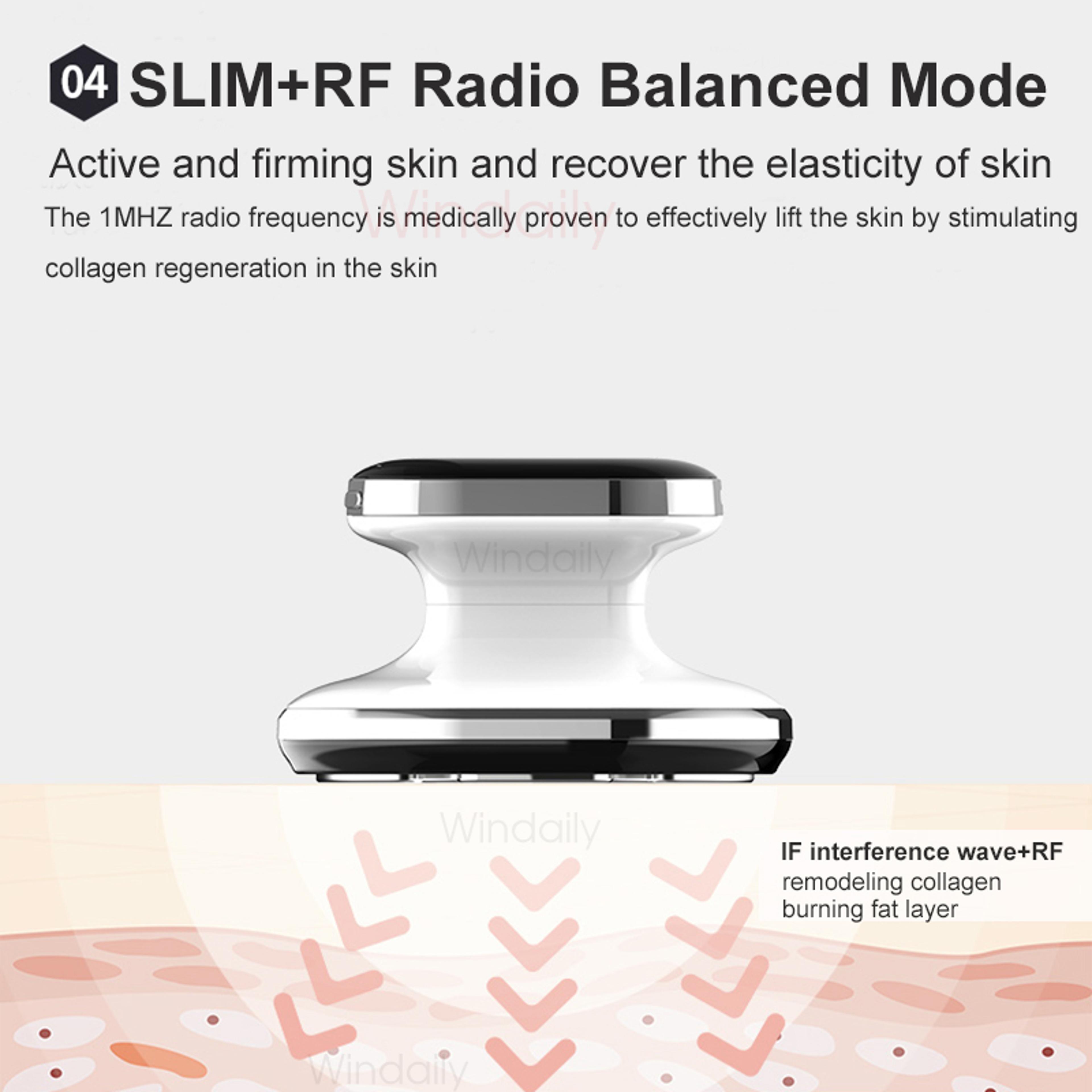 EMS  RF Body Slimming Machine Fat Burner And Cellulite Massager With LED Light Therapy For Weight L 4