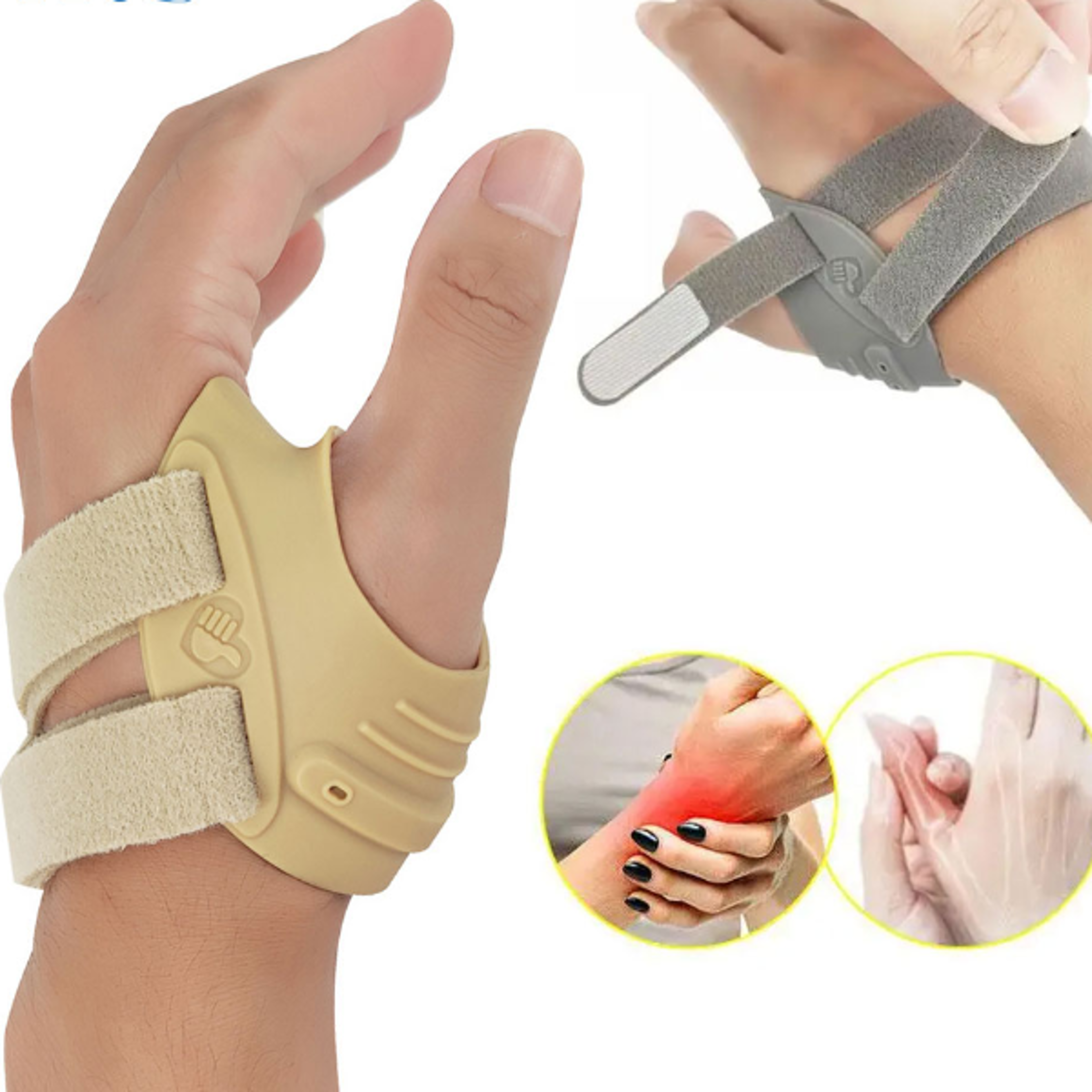 thumb brace support splint for arthritis pain relief & tendonitis stability