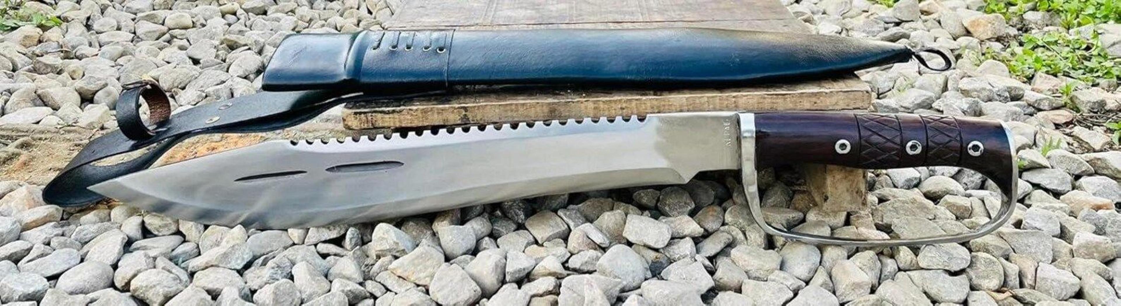 Hand Forged Bushcraft Machete  HighQuality Carbon Steel Blade With Rosewood Handle For Effici 8