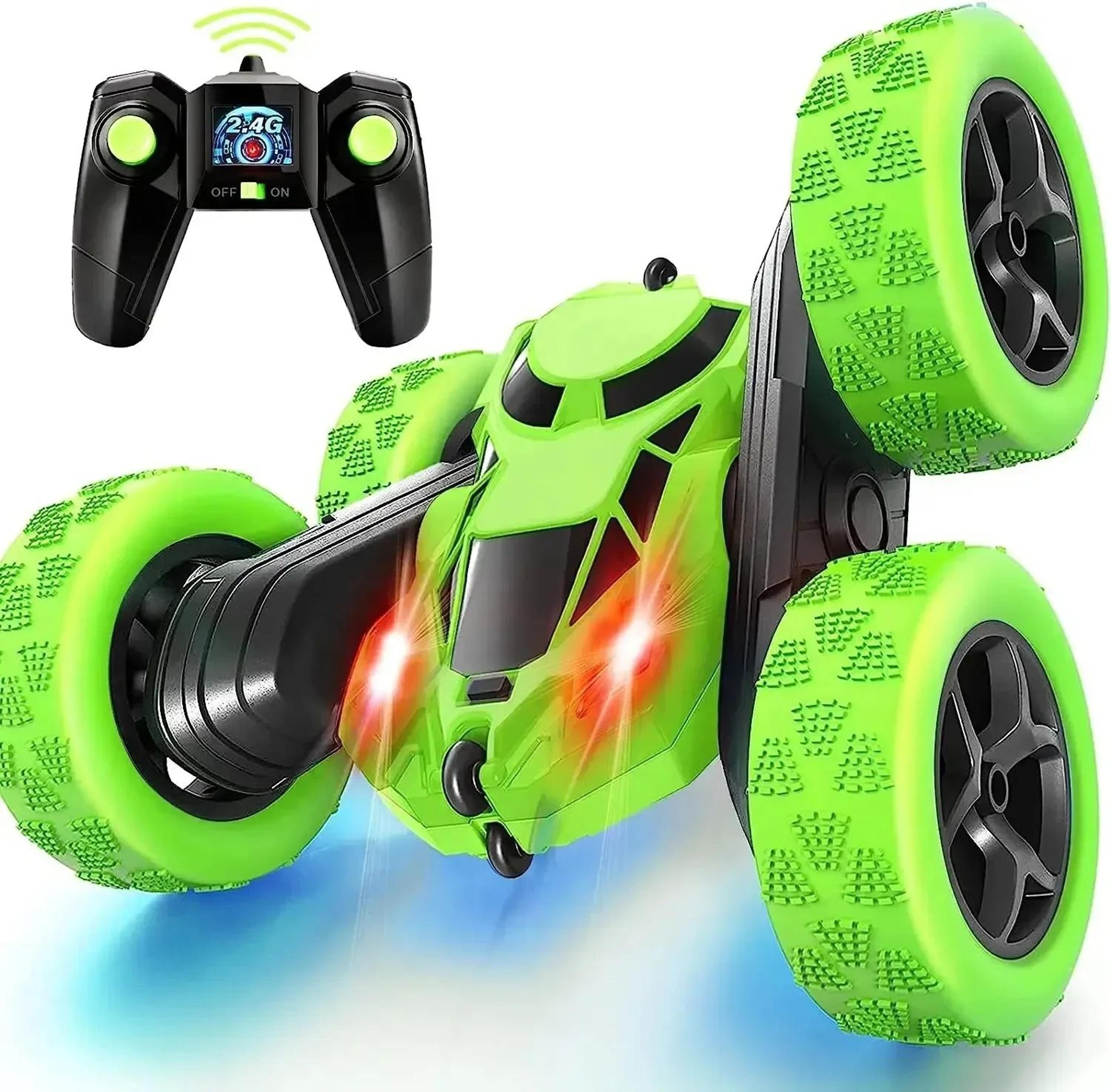 rc car double sided off-road stunt car