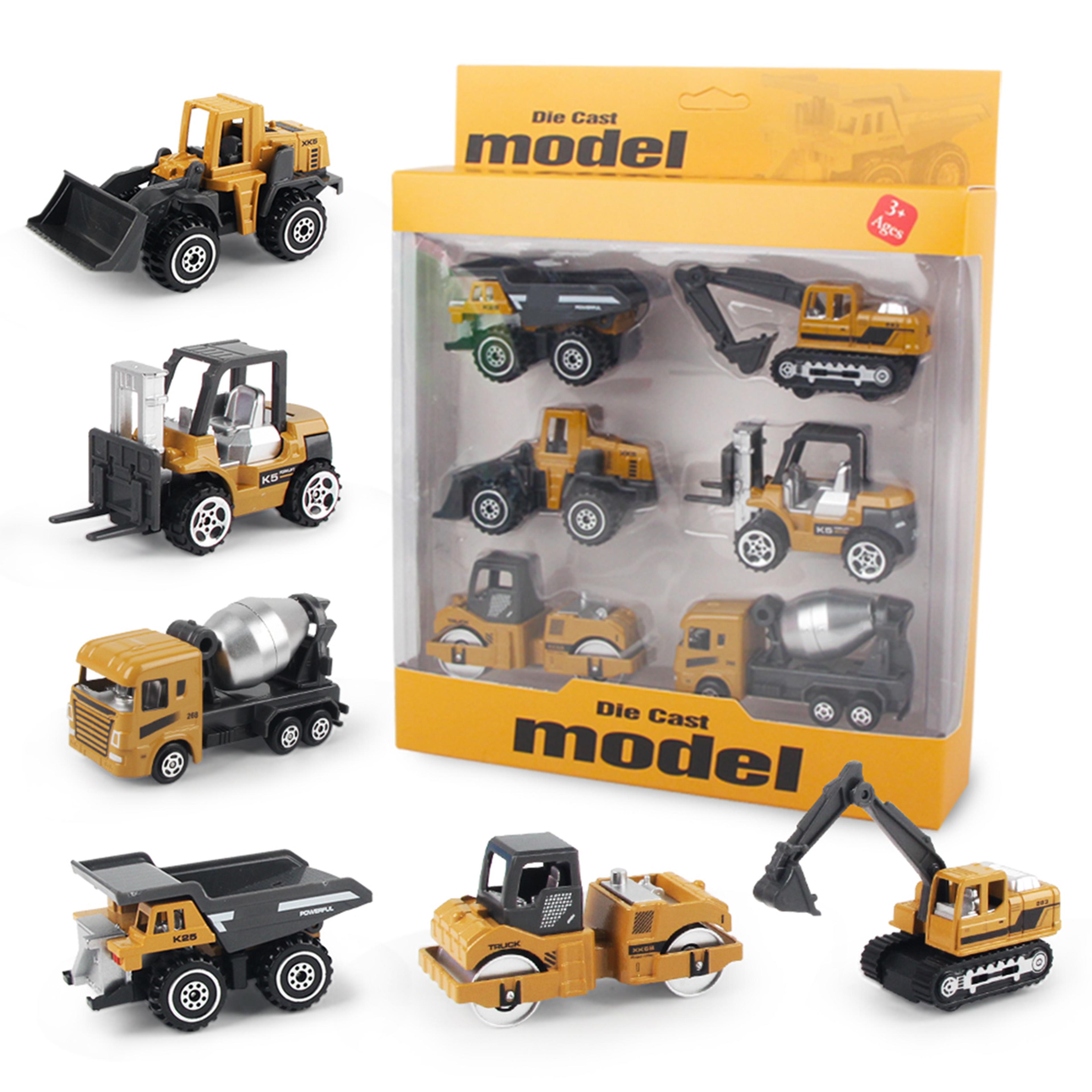 alloy engineering truck toy car durable construction vehicle set for kids | excavator, loader & tractor toys for kids