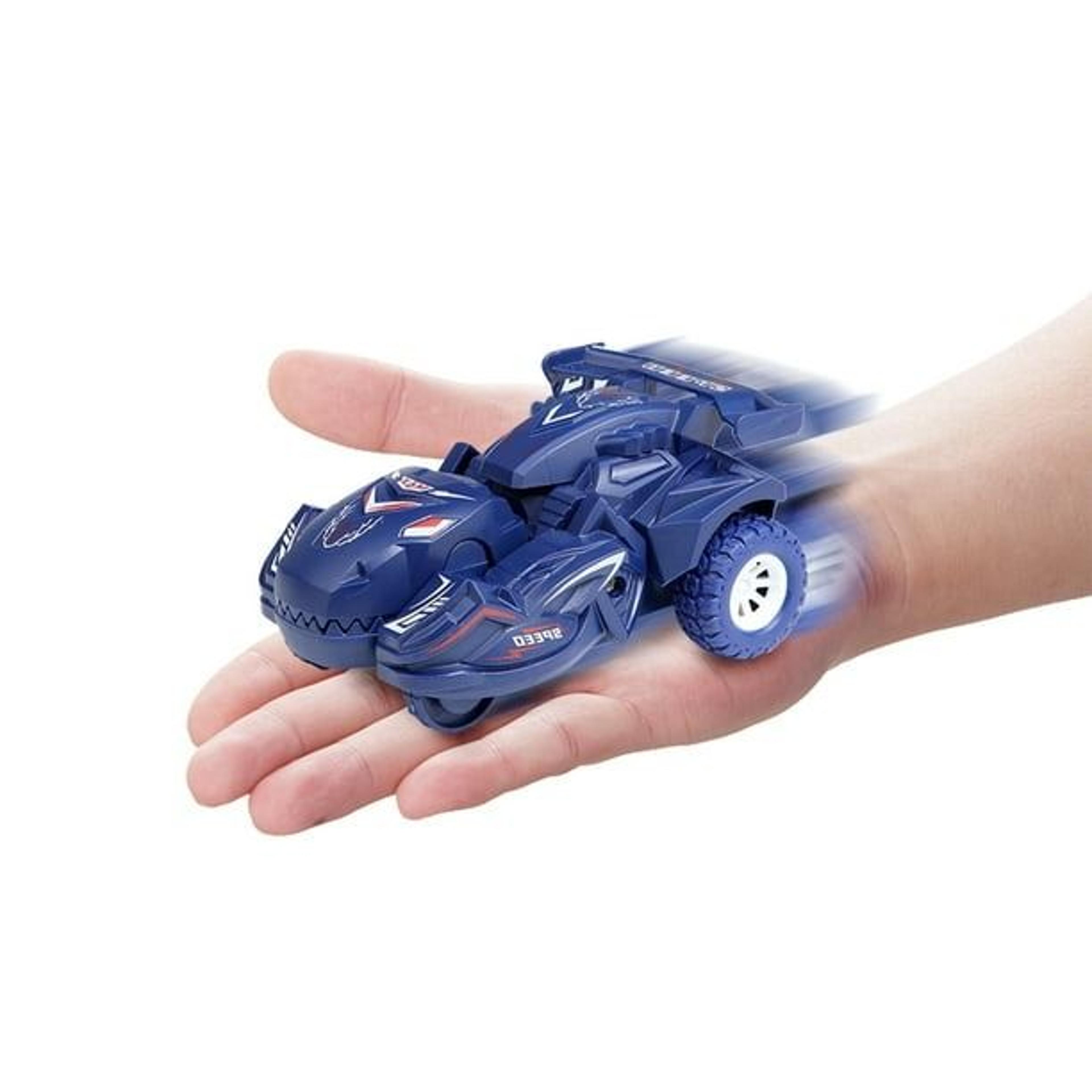 2 IN 1 Dinosaur Deformation Car Toy One Step Collision Transformation Model Toy for Boys  Mini Veh