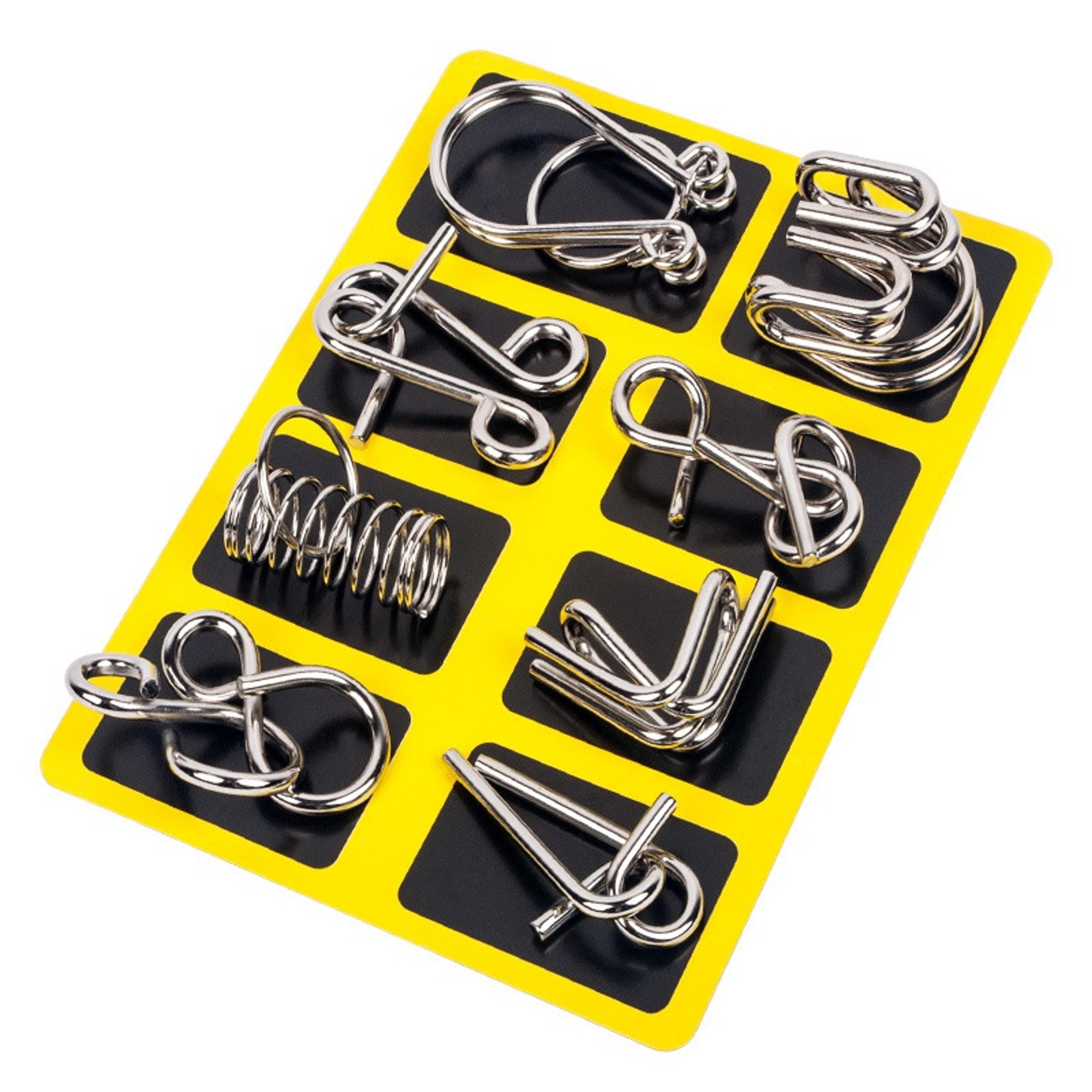 Metal Montessori Puzzle Wire Set 8Piece IQ Brain Teaser For Adults 4