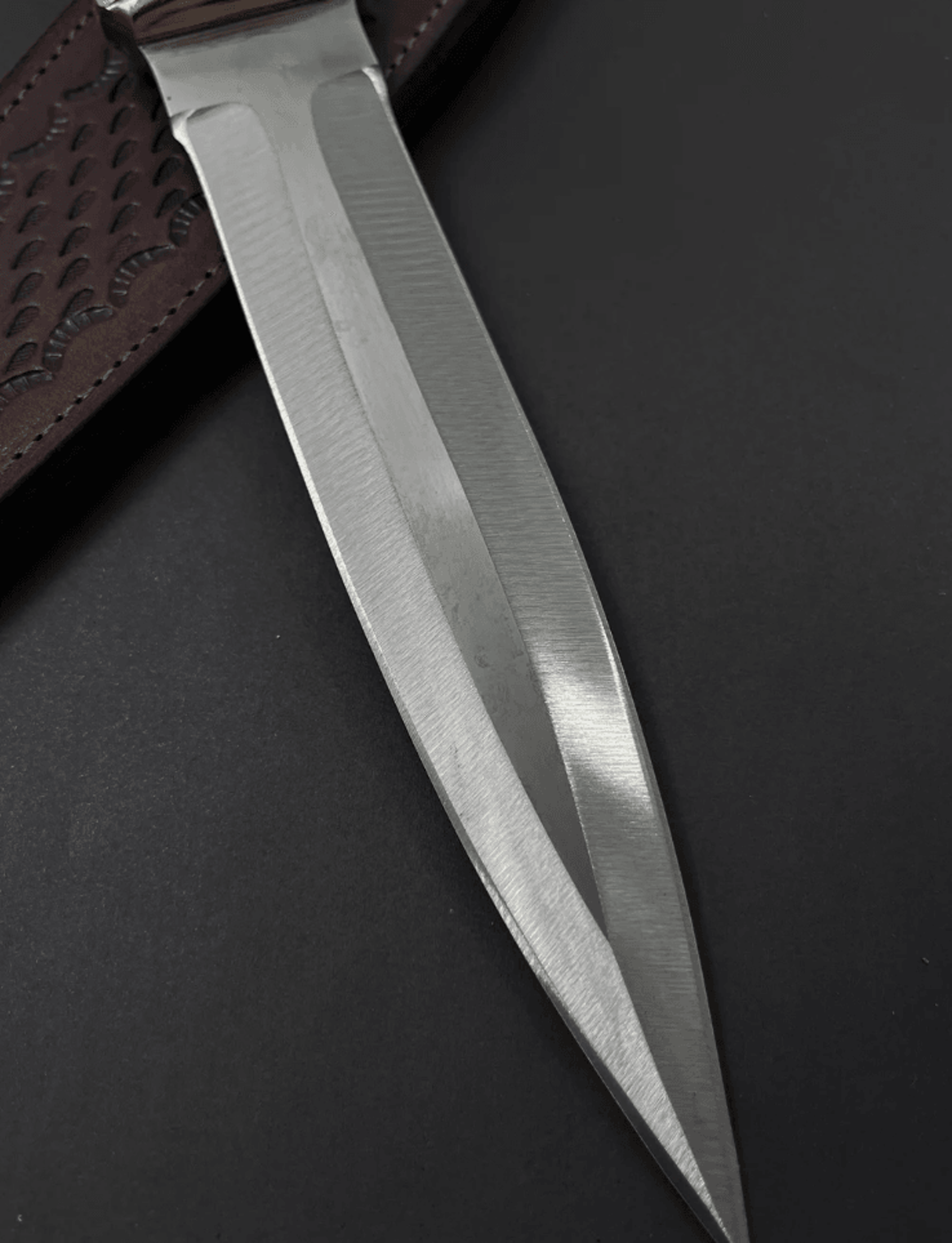 buynow 4116 stainless steel double edge knife