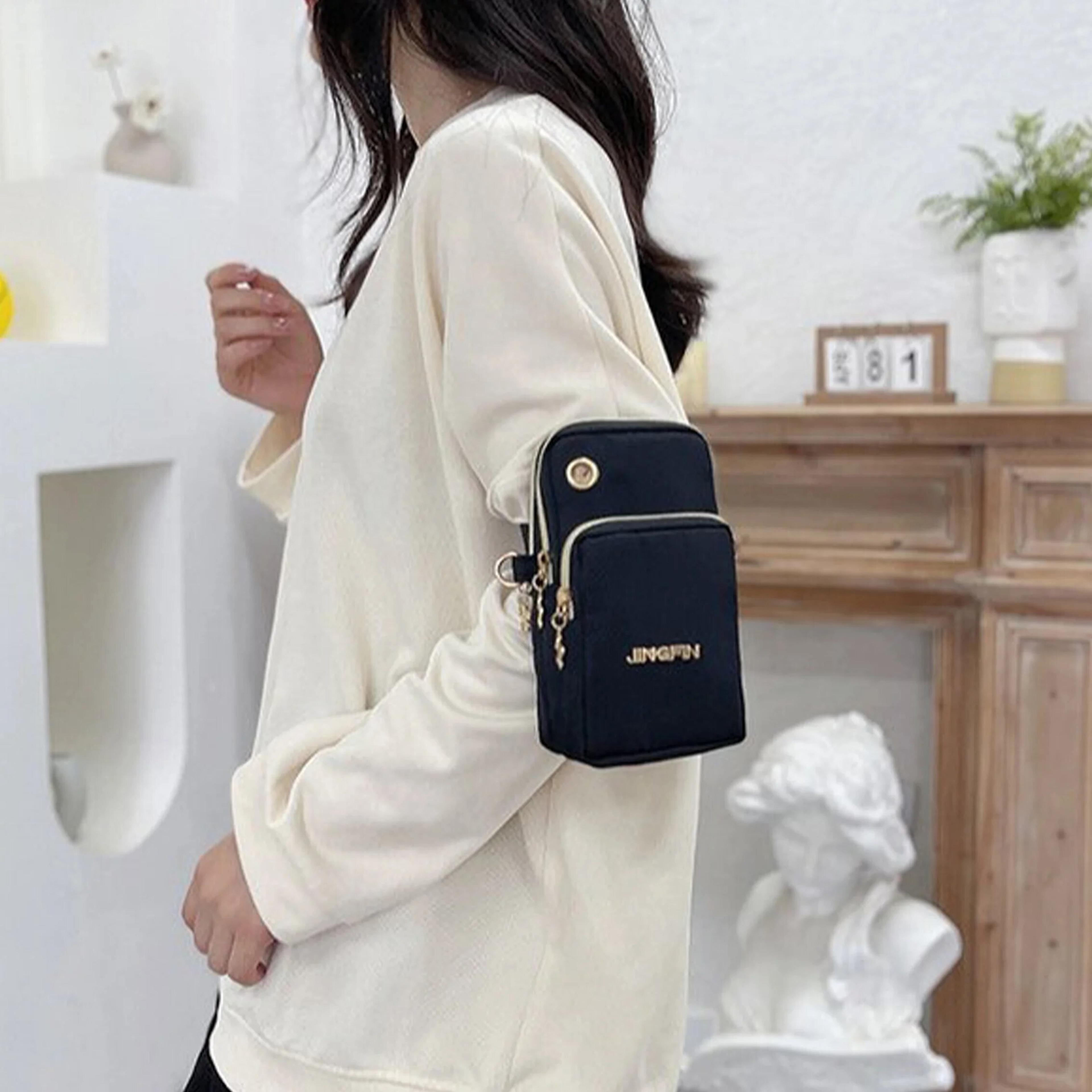 new fashion mom neck hanging bag, stylish running cover & womens crossbody mini purse
