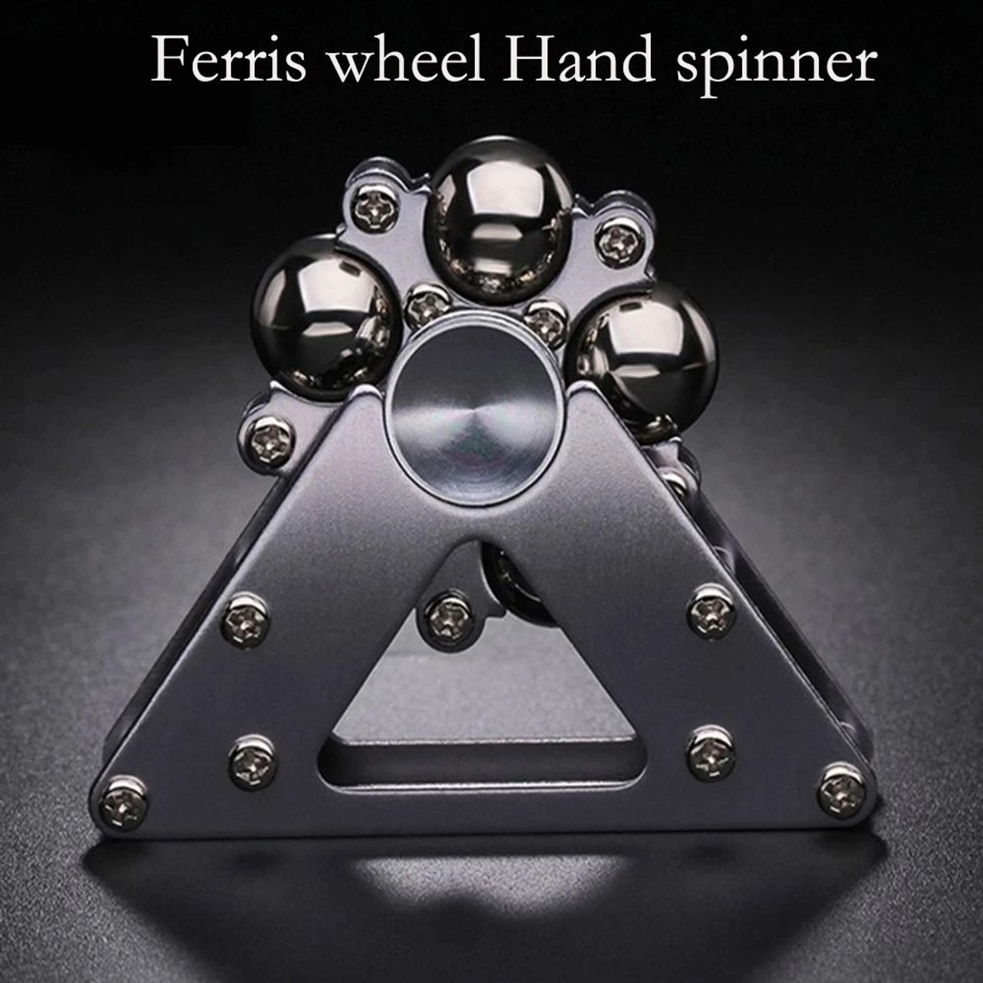 foldable double pendulum metal fidget spinner, antistress hand spinner, gyroscope adult toys & stress relief gift