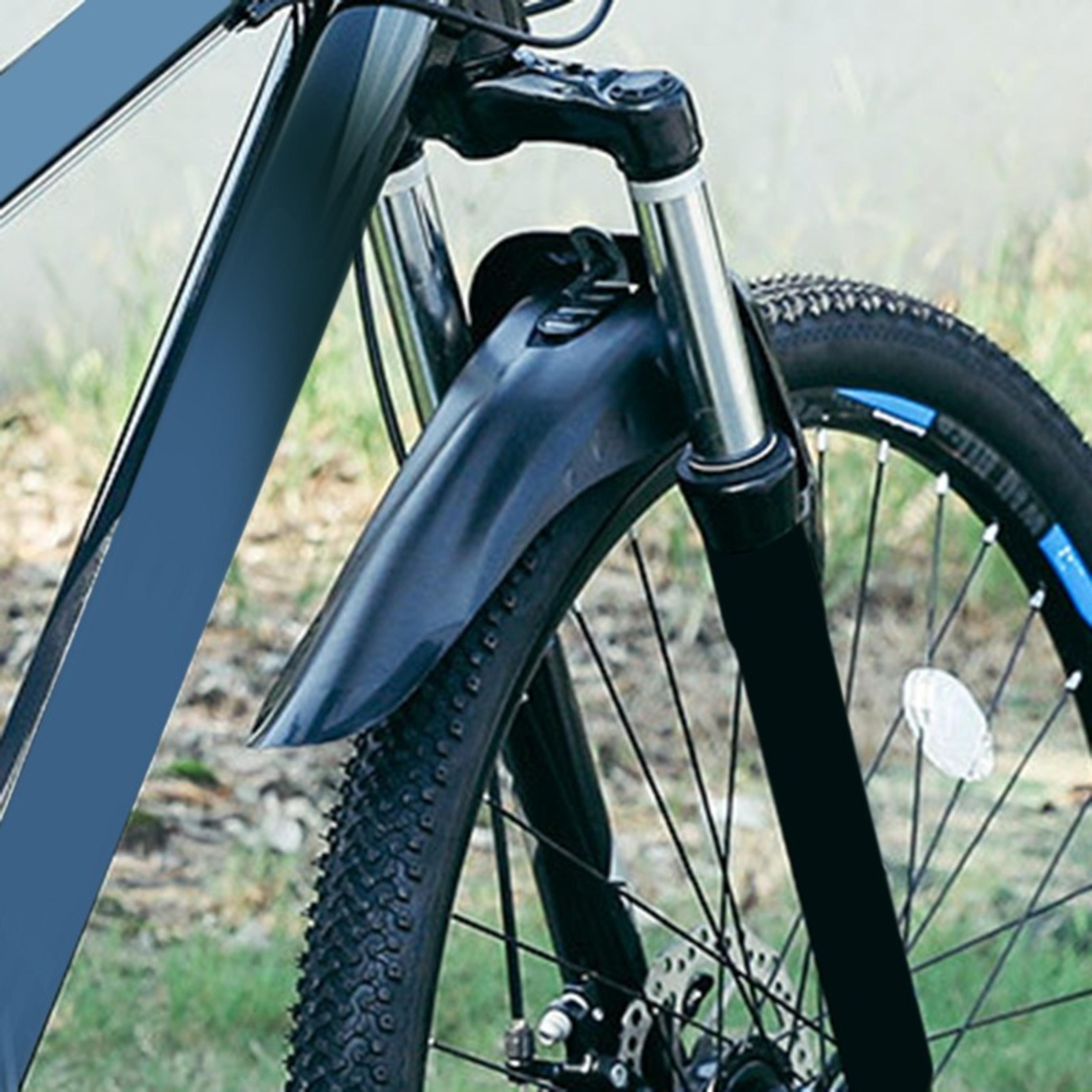 2pcs bicycle fenders set, pp soft plastic mtb/dh mudguards for rear shock & splash protection – universal fit