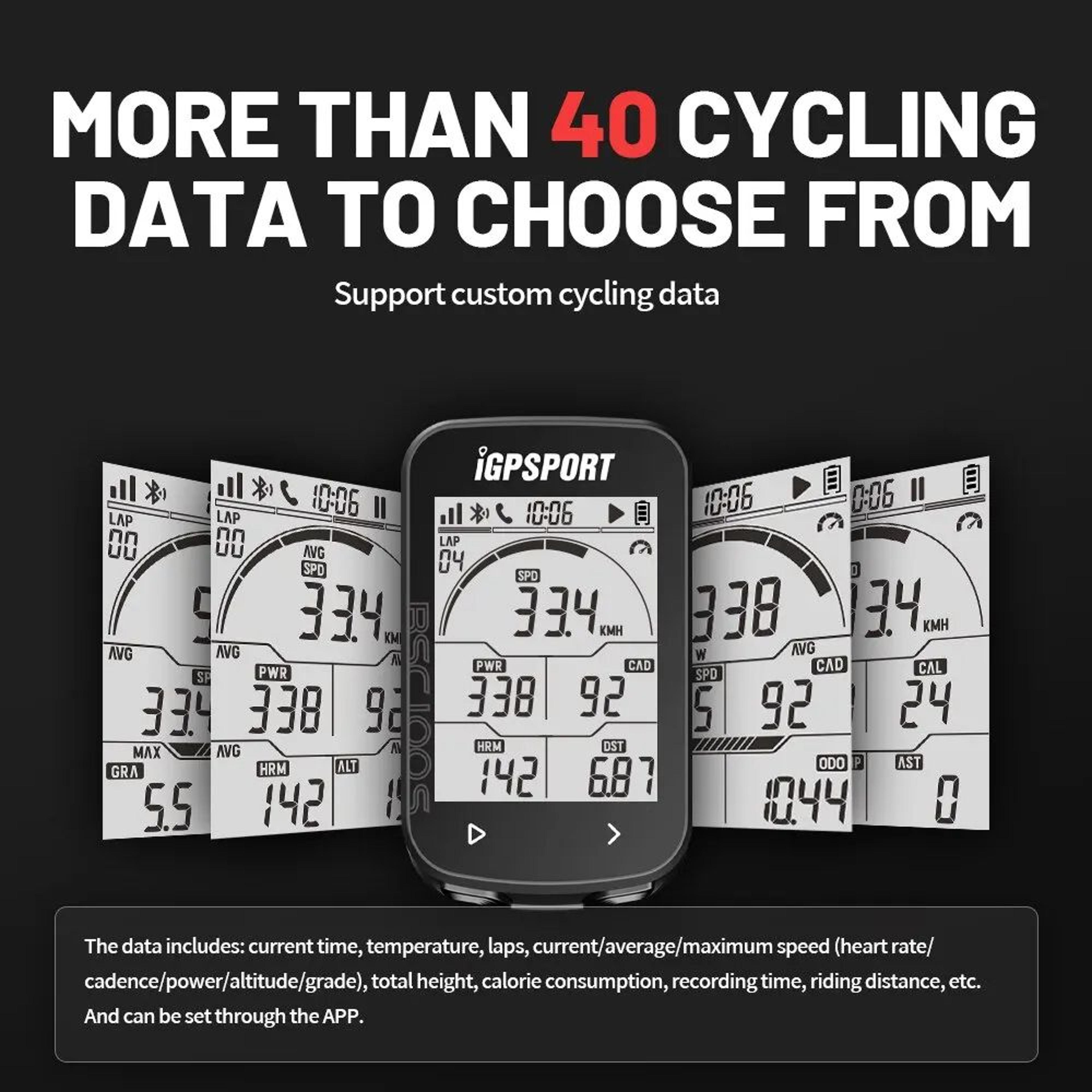 BSC100S GPS Bike Computer  Wireless Speedometer Cycling Odometer  Digital Stopwatch For Bicycles 3