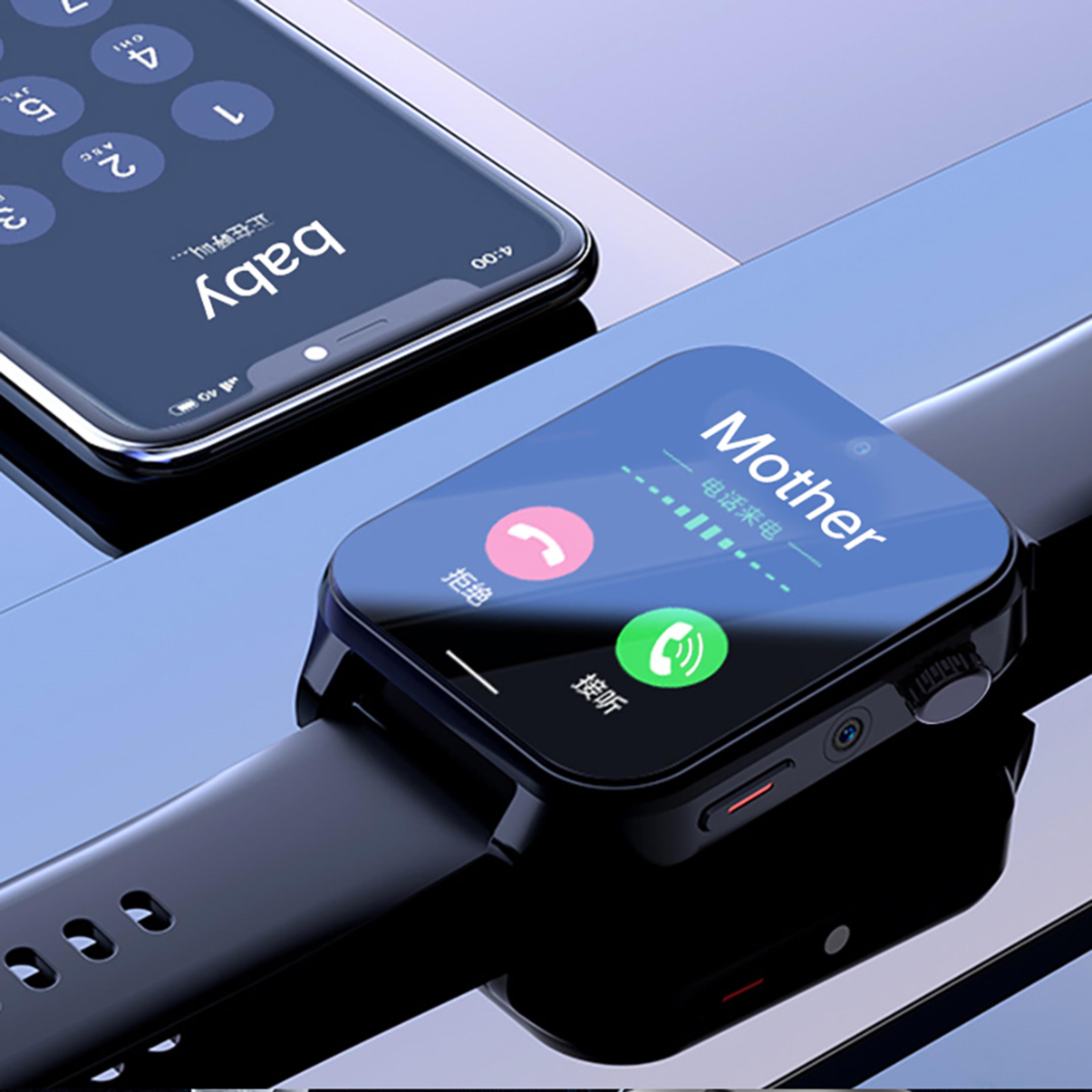4gb ram, 64gb rom smart watch for men, gps, dual camera, heart rate monitor, waterproof sports smartwatch