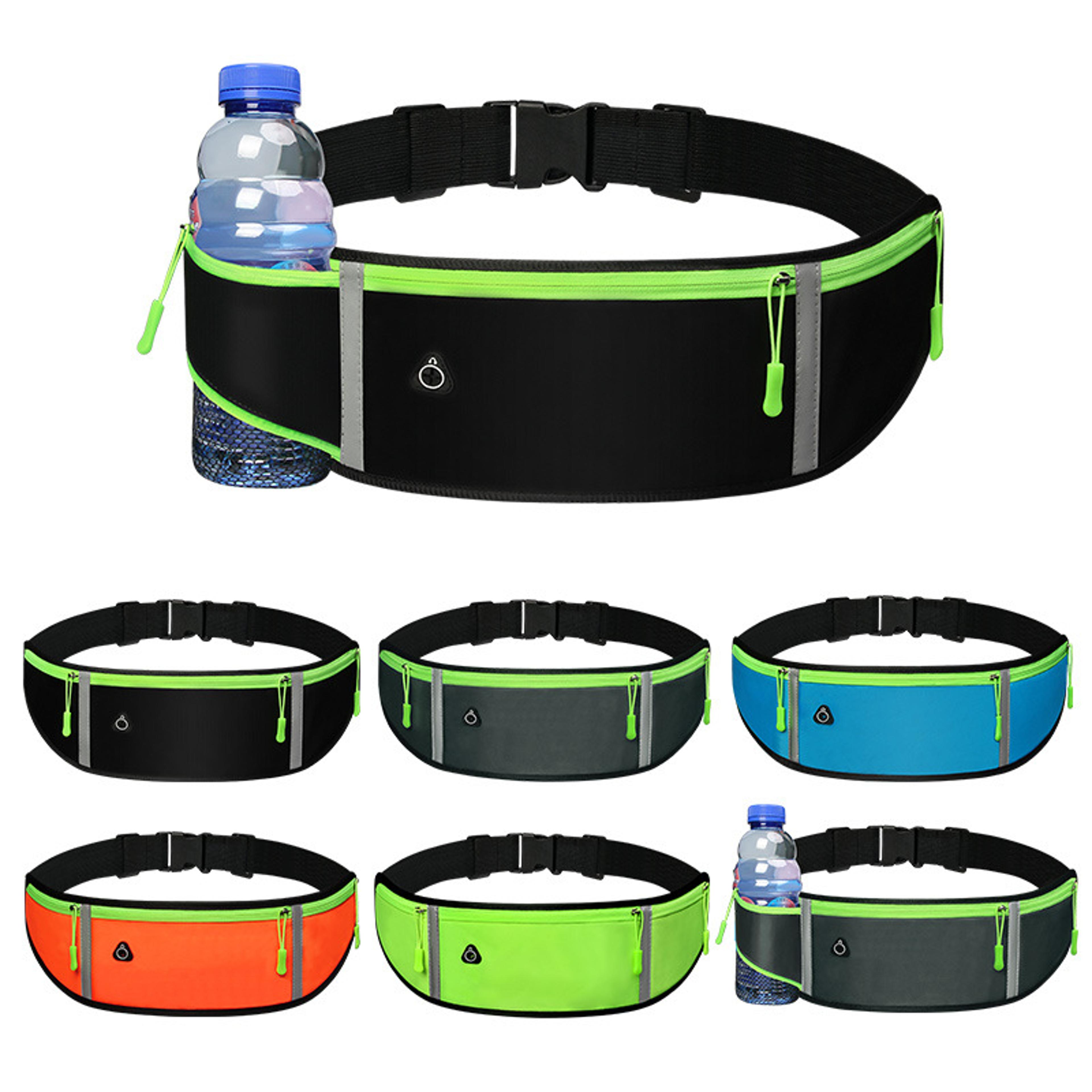 travel phone pouch belt waist bag packs waterproof running sports waist bag for men ladies women, lightweight secure bag