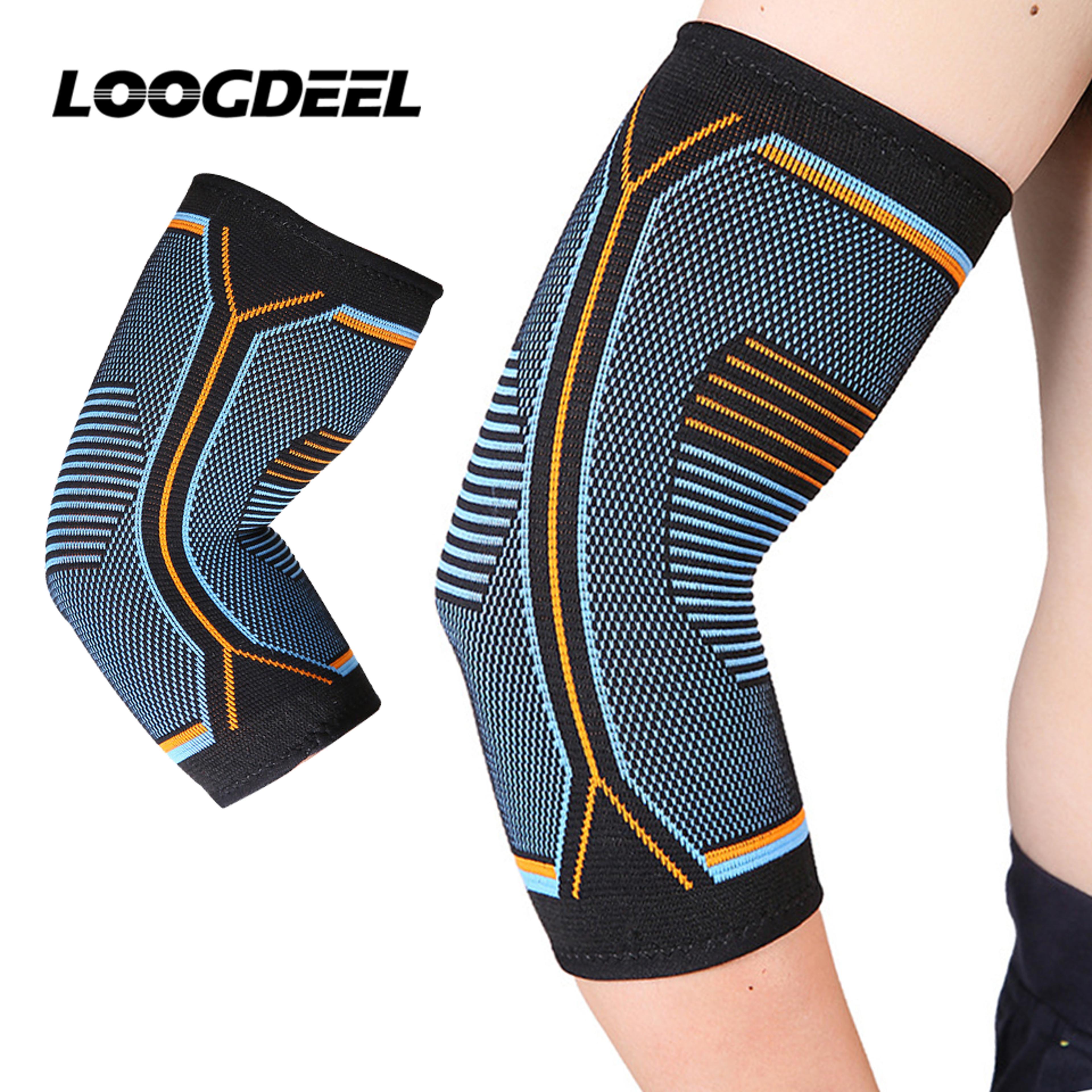 compression support elbow brace for sports knit weightlifting reduce tennis golfer elbow pain relief